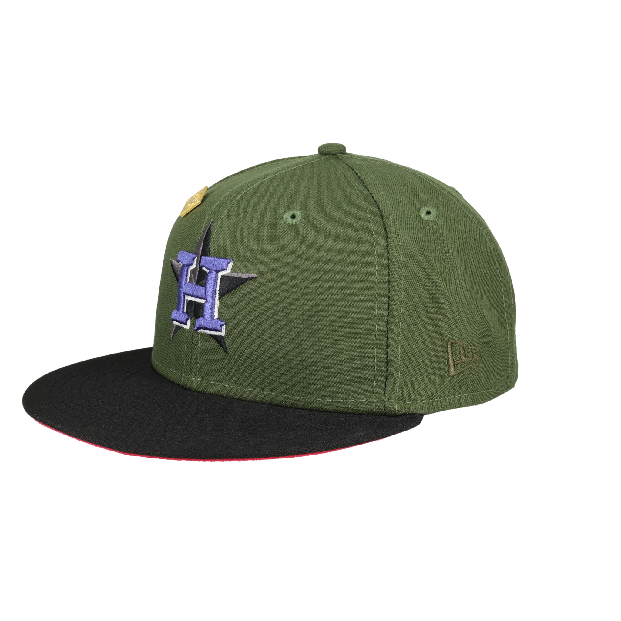 Houston Astros 45th Anniversary Patch Fitted Hat - Image 5