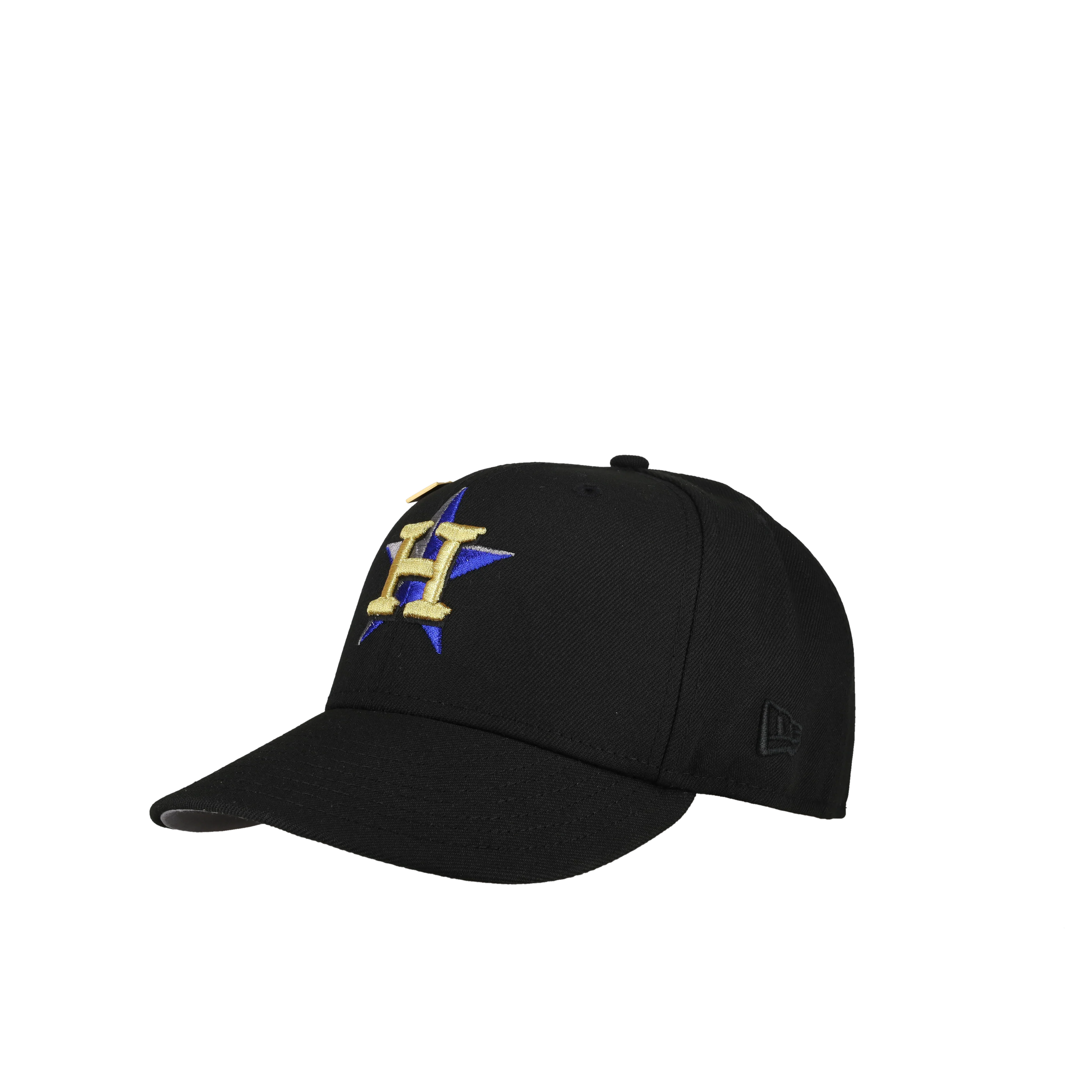 Houston Astros 50th Anniversary Black Yellow Star 59Fifty Fitted Hat - Image 5