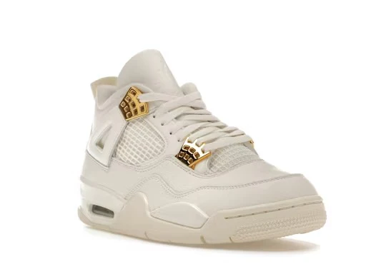 Jordan 4 Retro Metallic Gold (Women's) - Image 3