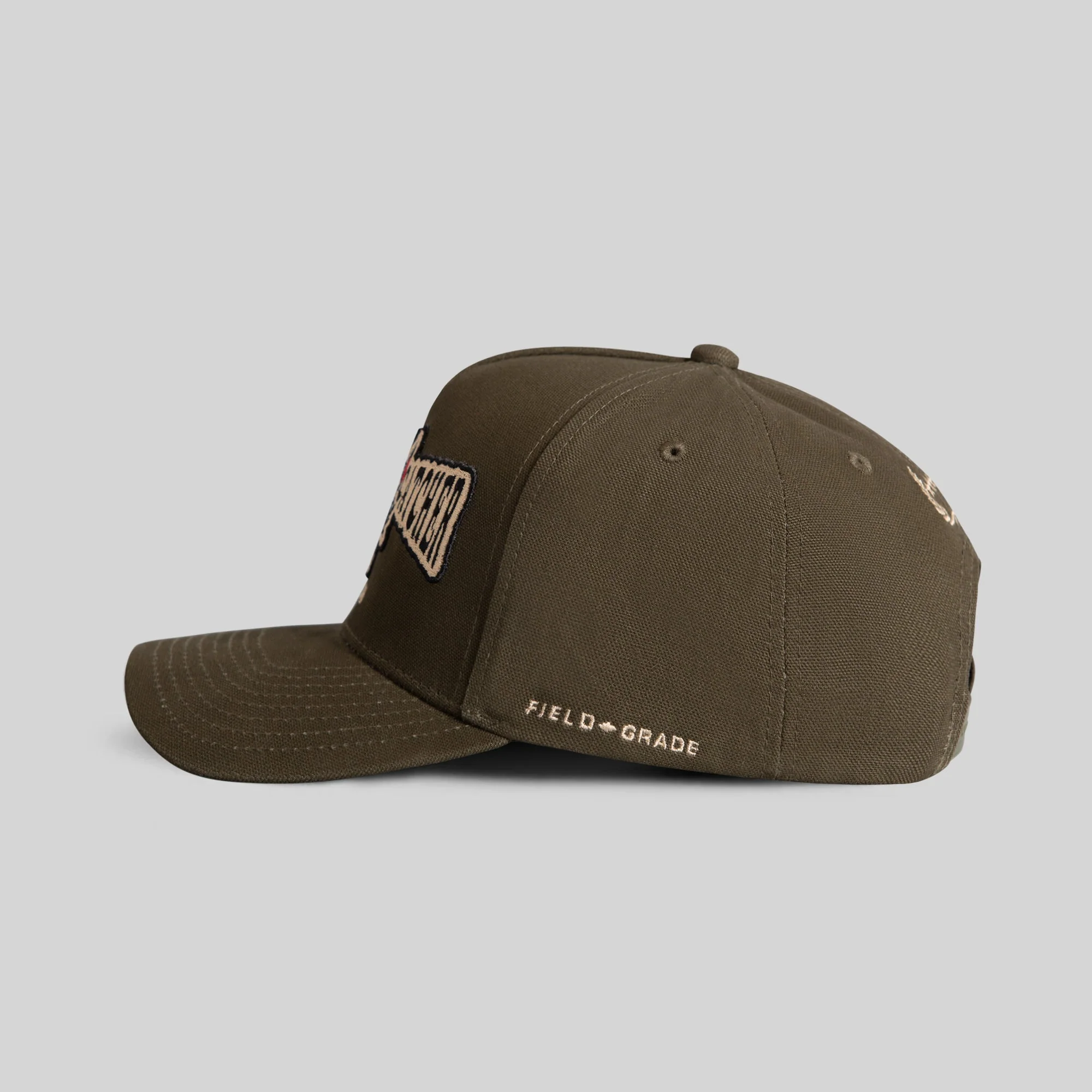 Field Grade KITTY CATCHER OLIVE DUCK CANVAS TRUCKER - Image 5