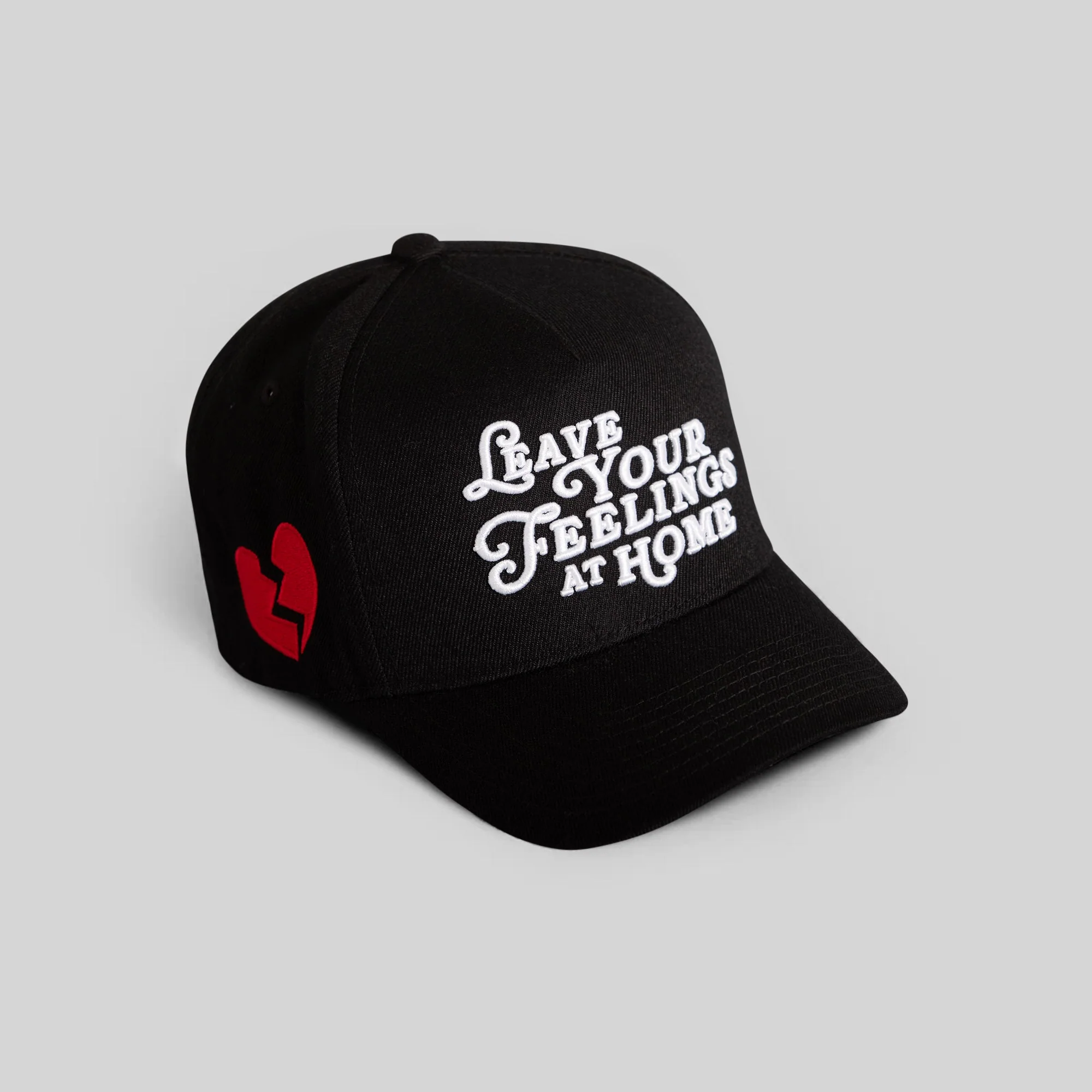 Field Grade LEAVE YOUR FEELINGS BLACK AWOOL TRUCKER