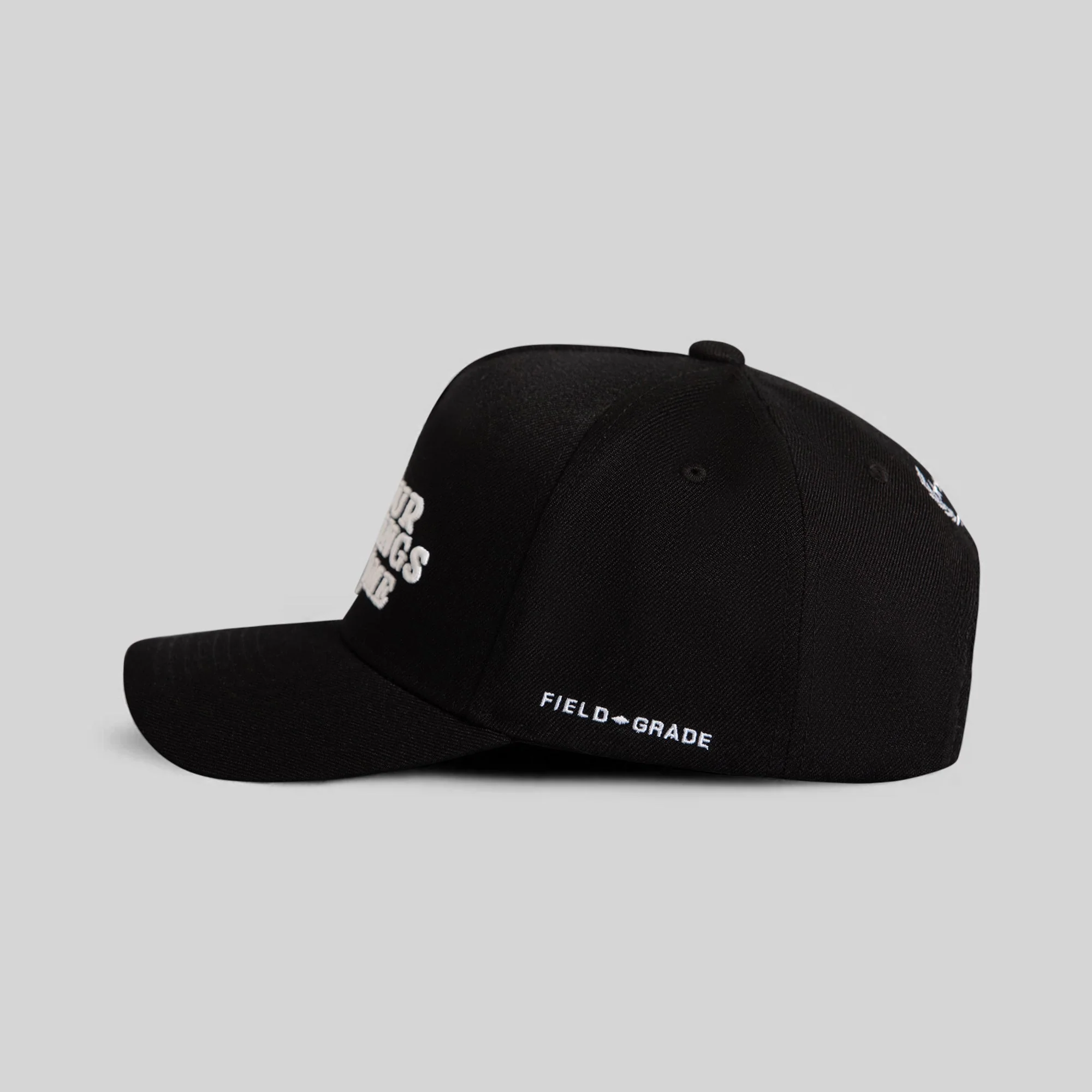 Field Grade LEAVE YOUR FEELINGS BLACK AWOOL TRUCKER - Image 6