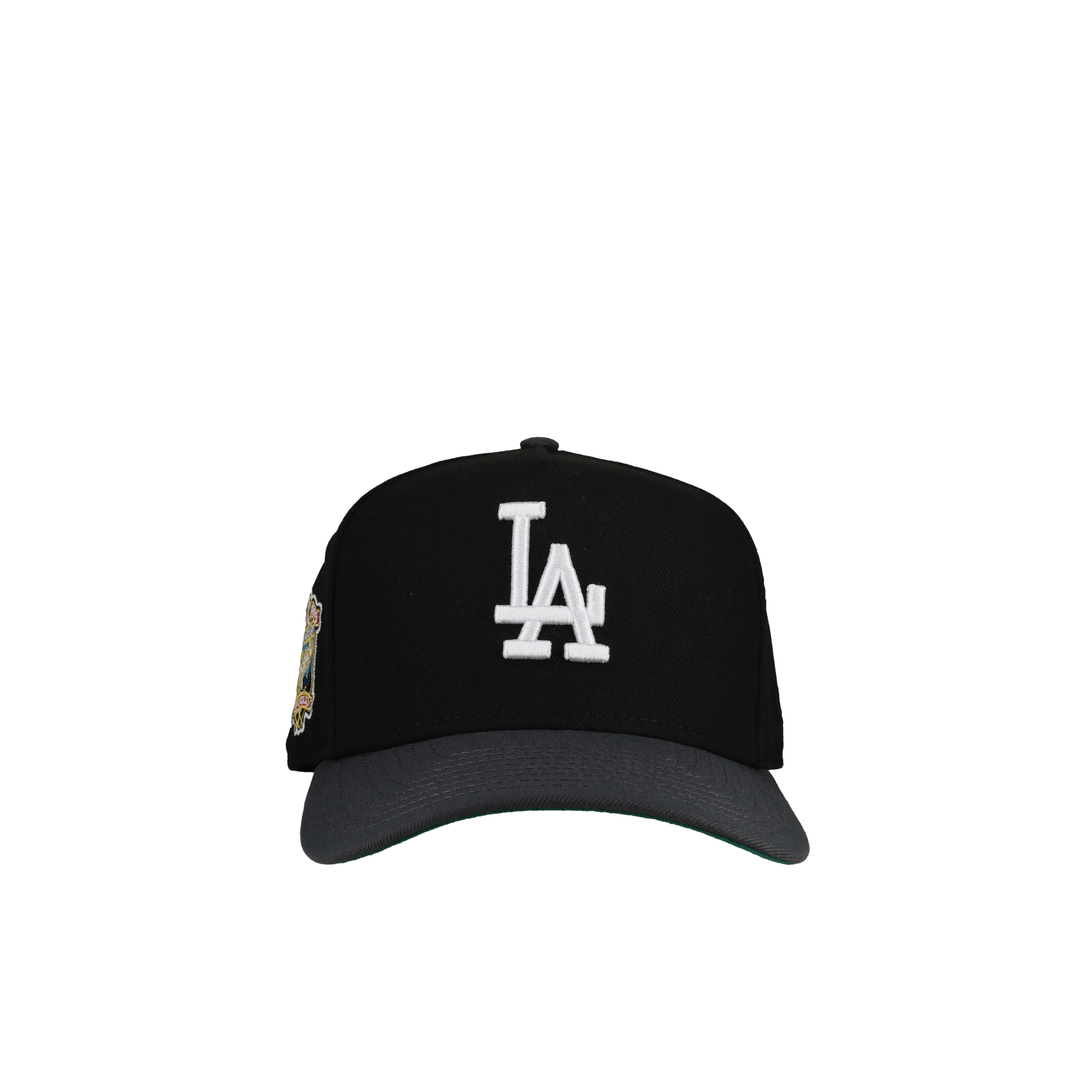 Los Angeles Dodgers 40th New Era 9Fifty A Frame Snapback Hat (Black/Graphite) - Image 4