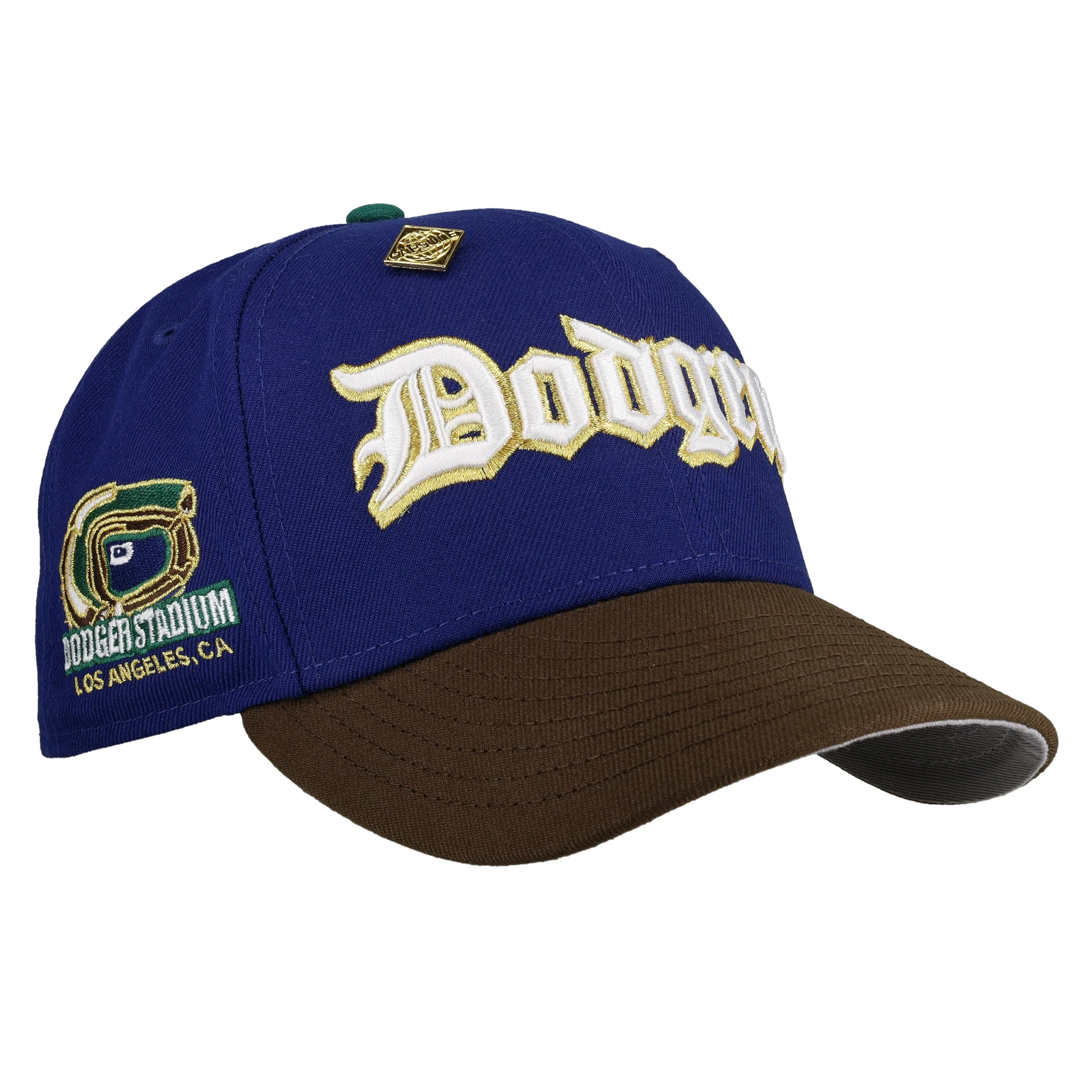 Los Angeles Dodgers Dodger Stadium Blue/Brown Script 59Fifty Fitted Hat