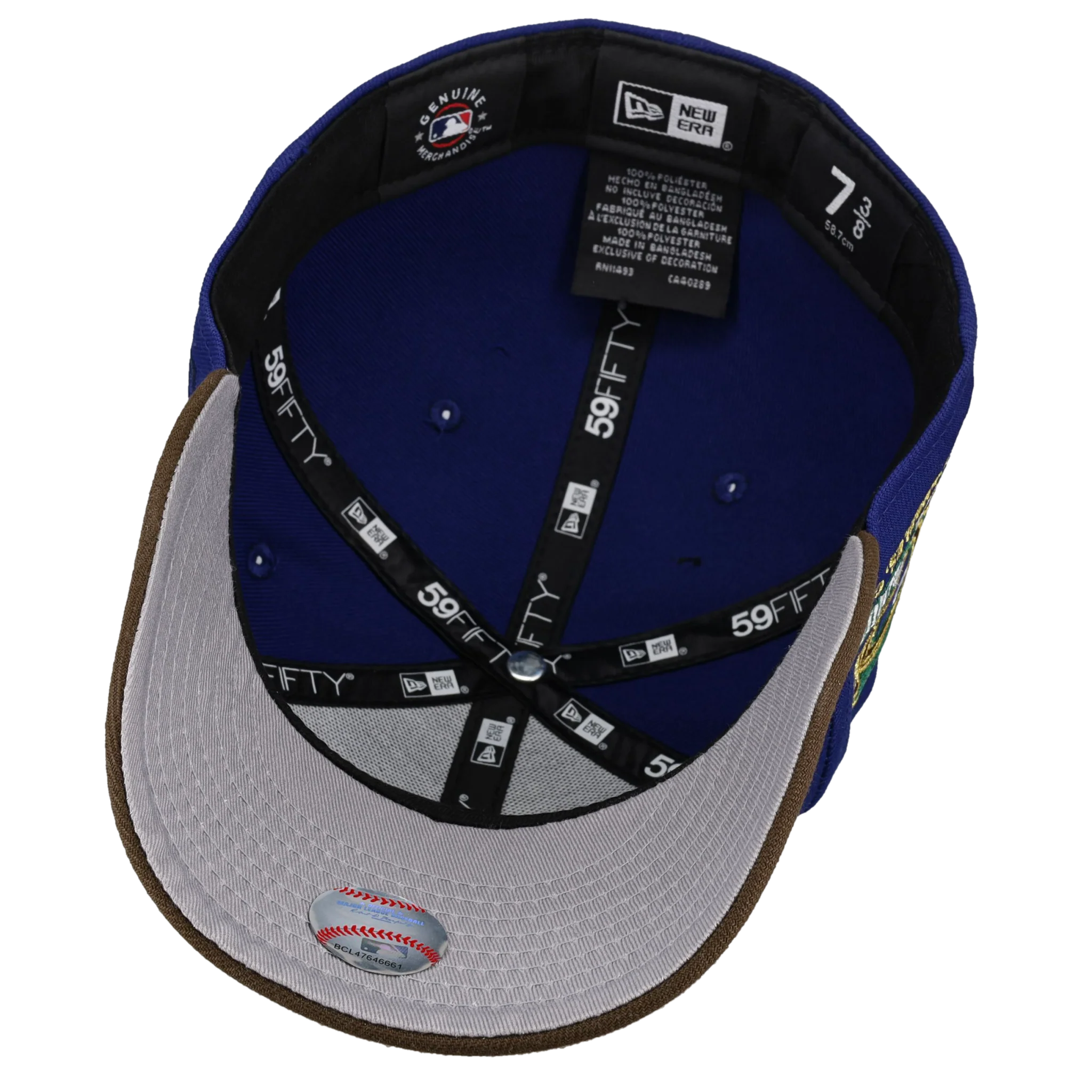Los Angeles Dodgers Dodger Stadium Blue/Brown Script 59Fifty Fitted Hat - Image 3