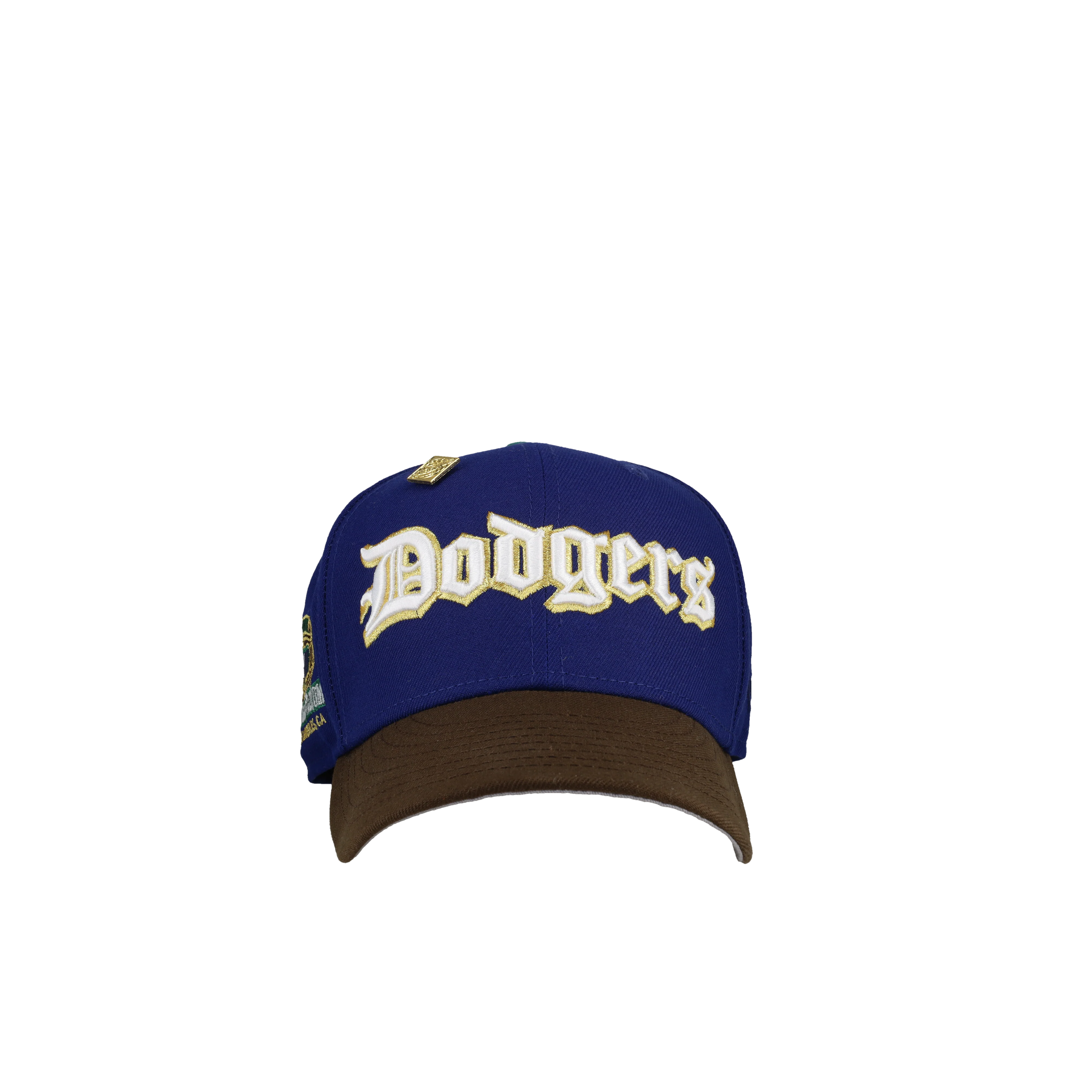 Los Angeles Dodgers Dodger Stadium Blue/Brown Script 59Fifty Fitted Hat - Image 4