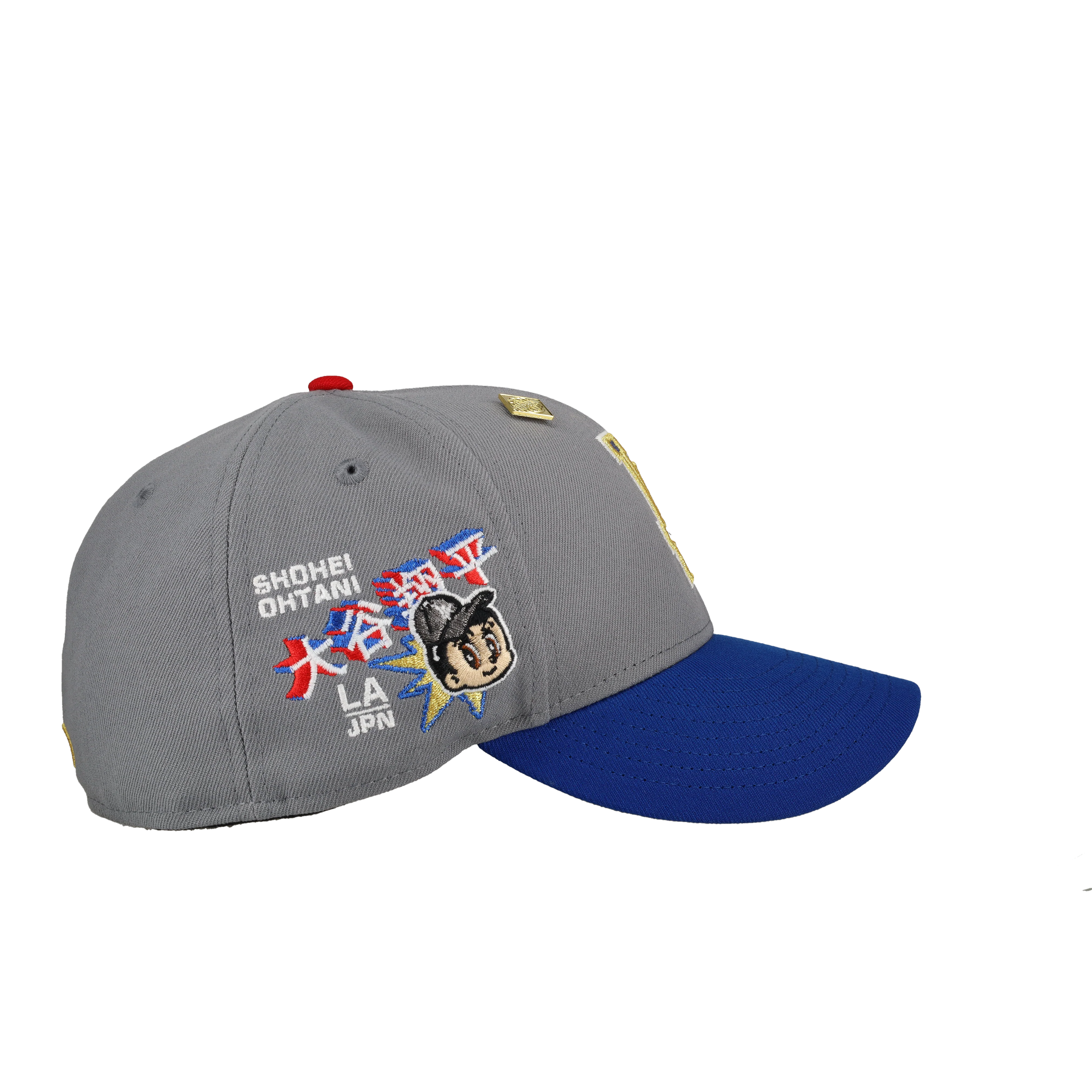 Los Angeles Dodgers Graphite/Blue Shohei Ohtani 59Fifty Fitted Hat - Image 2