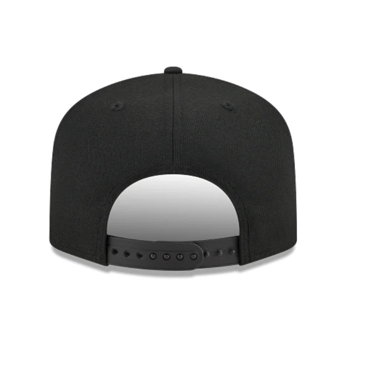 Los Angeles Dodgers New Era 9Fifty A Frame Snapback Hat (Black) - Image 2