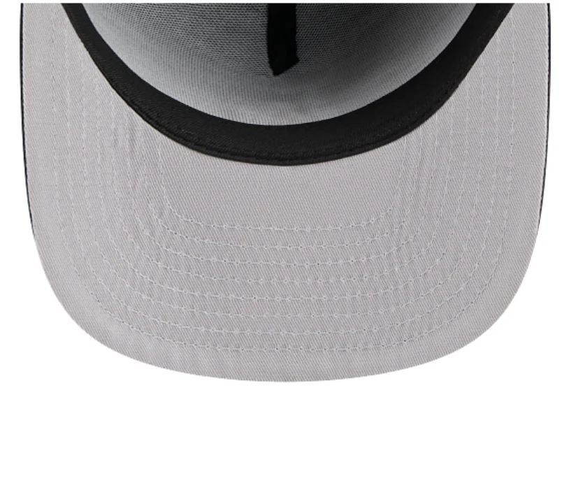 Los Angeles Dodgers New Era 9Fifty A Frame Snapback Hat (Black) - Image 4