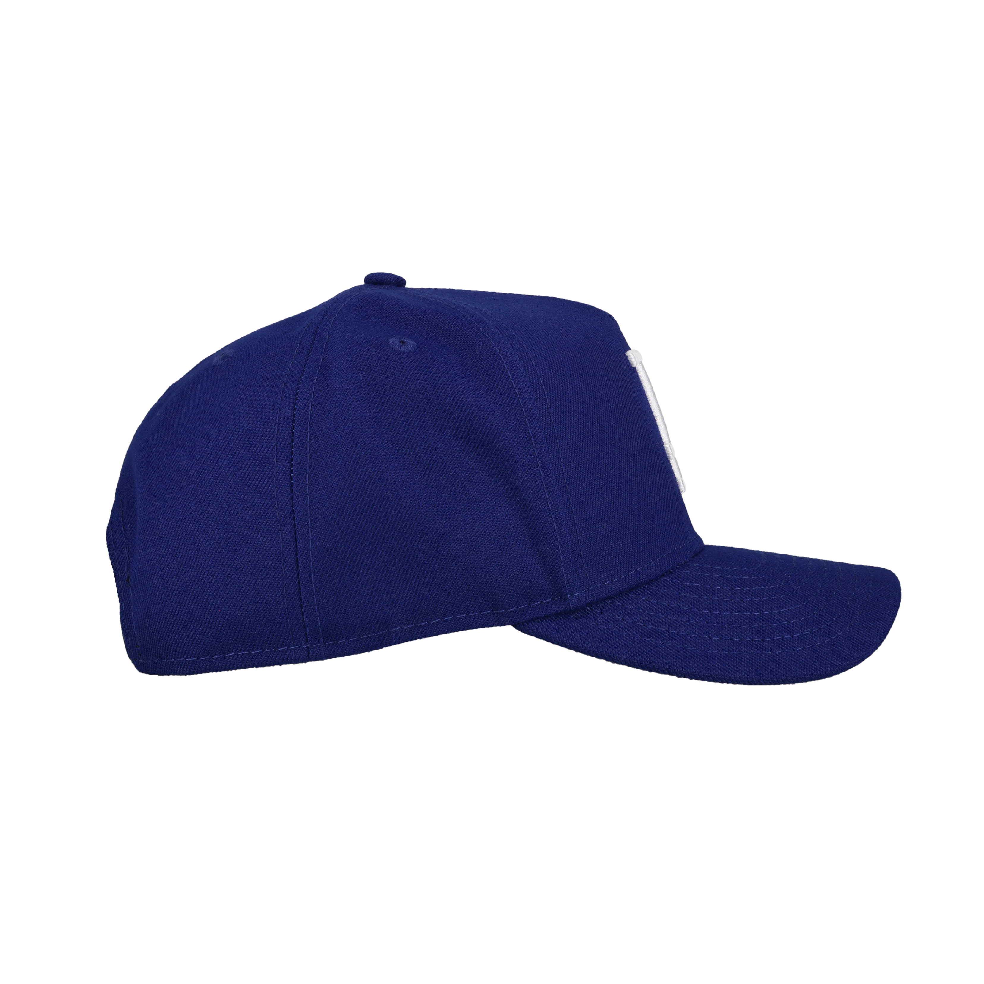 Los Angeles Dodgers New Era 9Fifty A Frame Snapback Hat (Blue) - Image 4