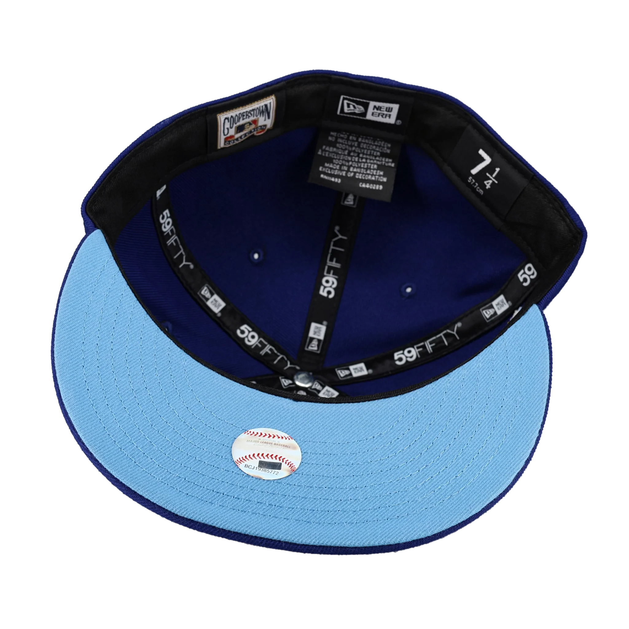 Capsule Hats -  Los Angeles Dodgers Royal Ice Collection 60th Anniversary 59Fifty Fitted Hat - Image 2