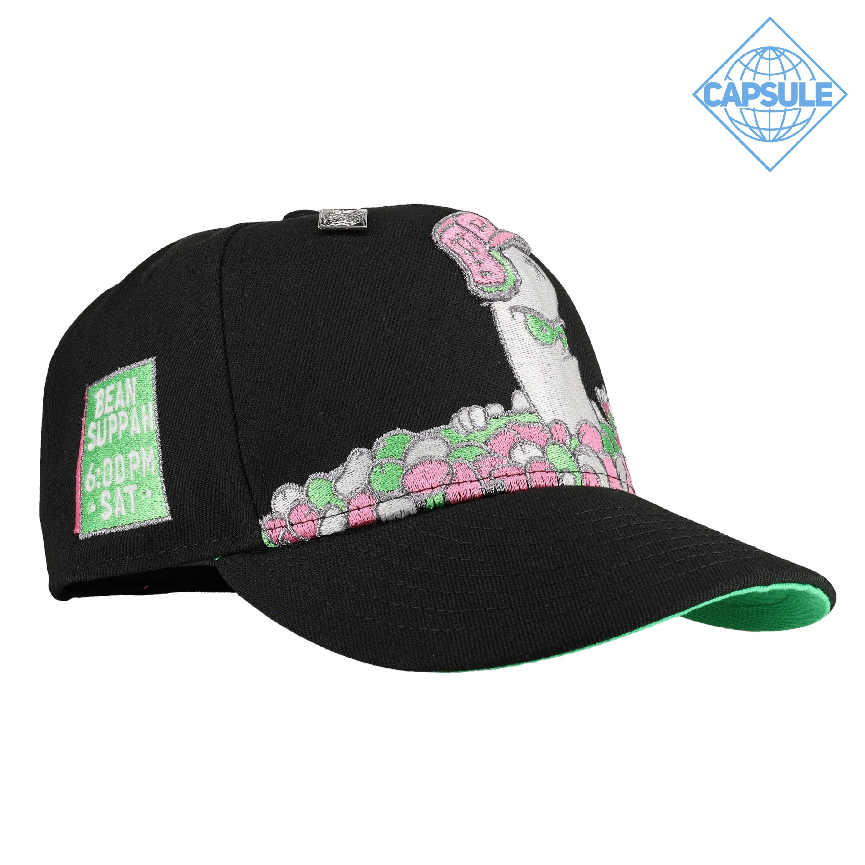 Capsule Hats -  Maine Bean Suppahs "Glow Beans" Metallic 59Fifty Fitted Hat