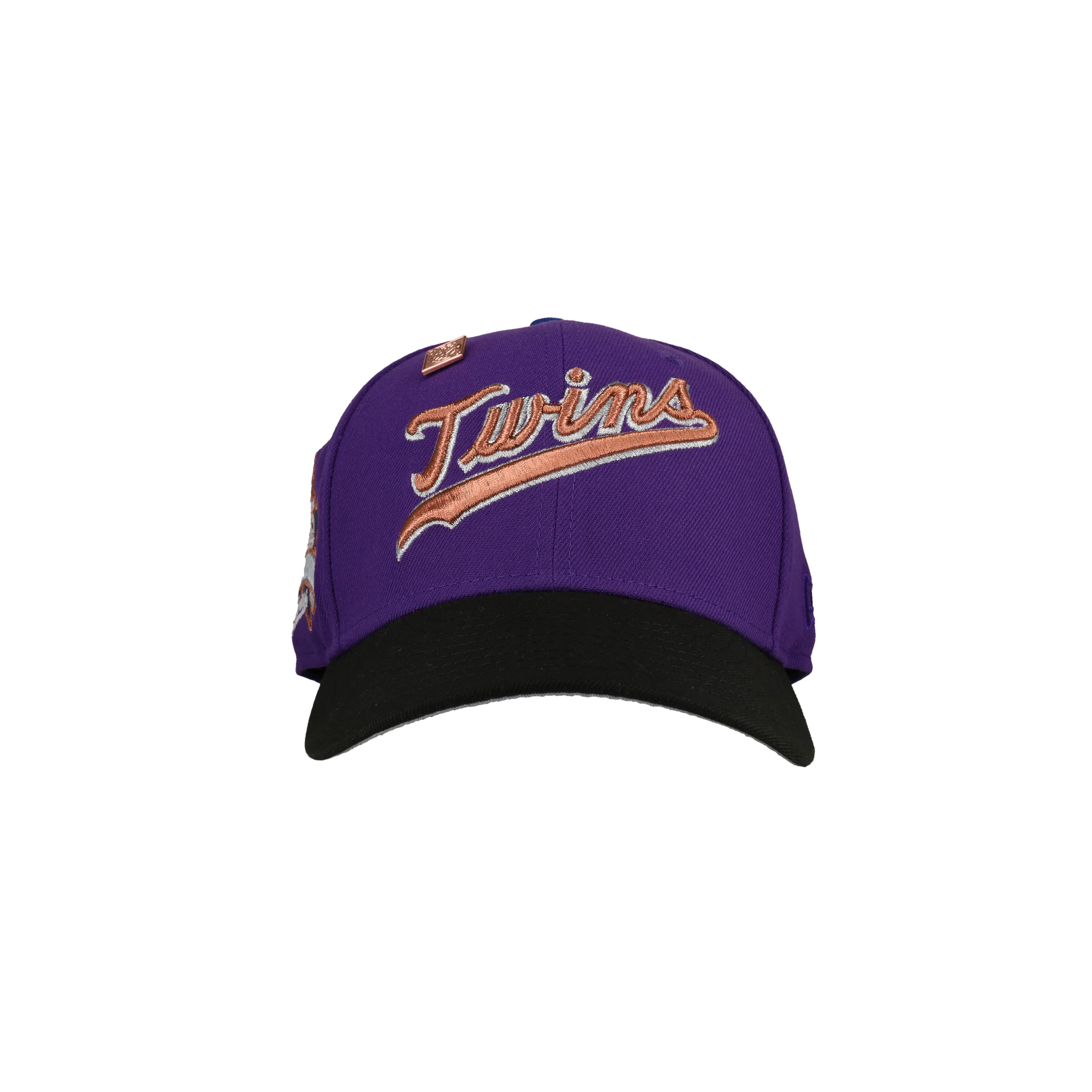 Minnesota Twins 1985 ASG Metallic Purple Black 59Fifty Fitted Hat - Image 4