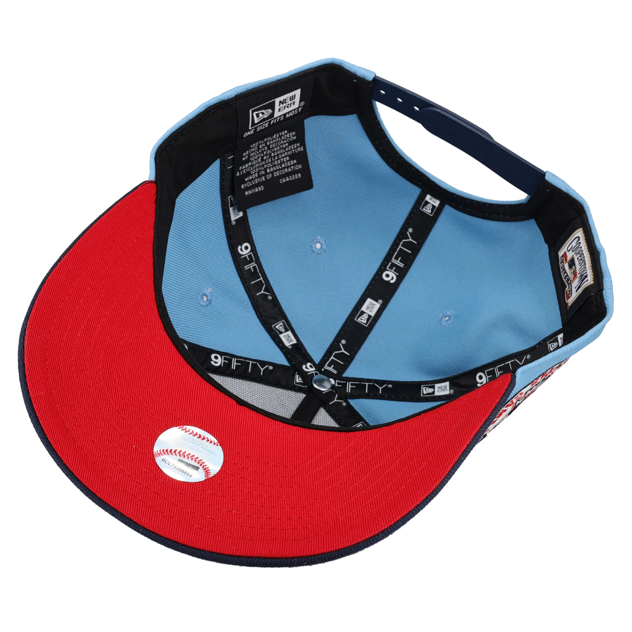 Montreal Expos 1982 All Star Game Two Tone Blue 9Fifty A Frame Snapback Hat - Image 3