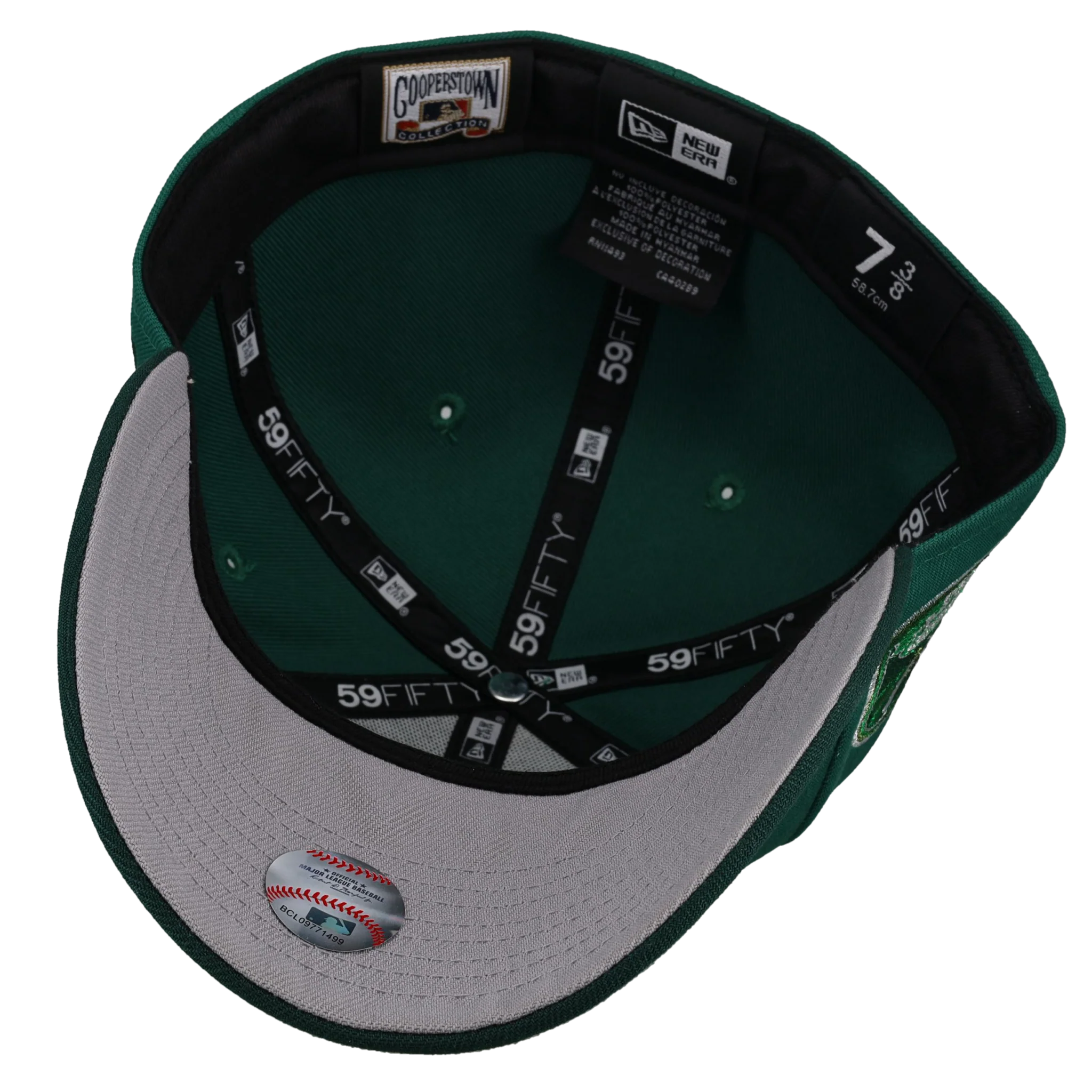 Montreal Expos Olympic Stadium Green Metallic 59Fifty Fitted Hat - Image 3