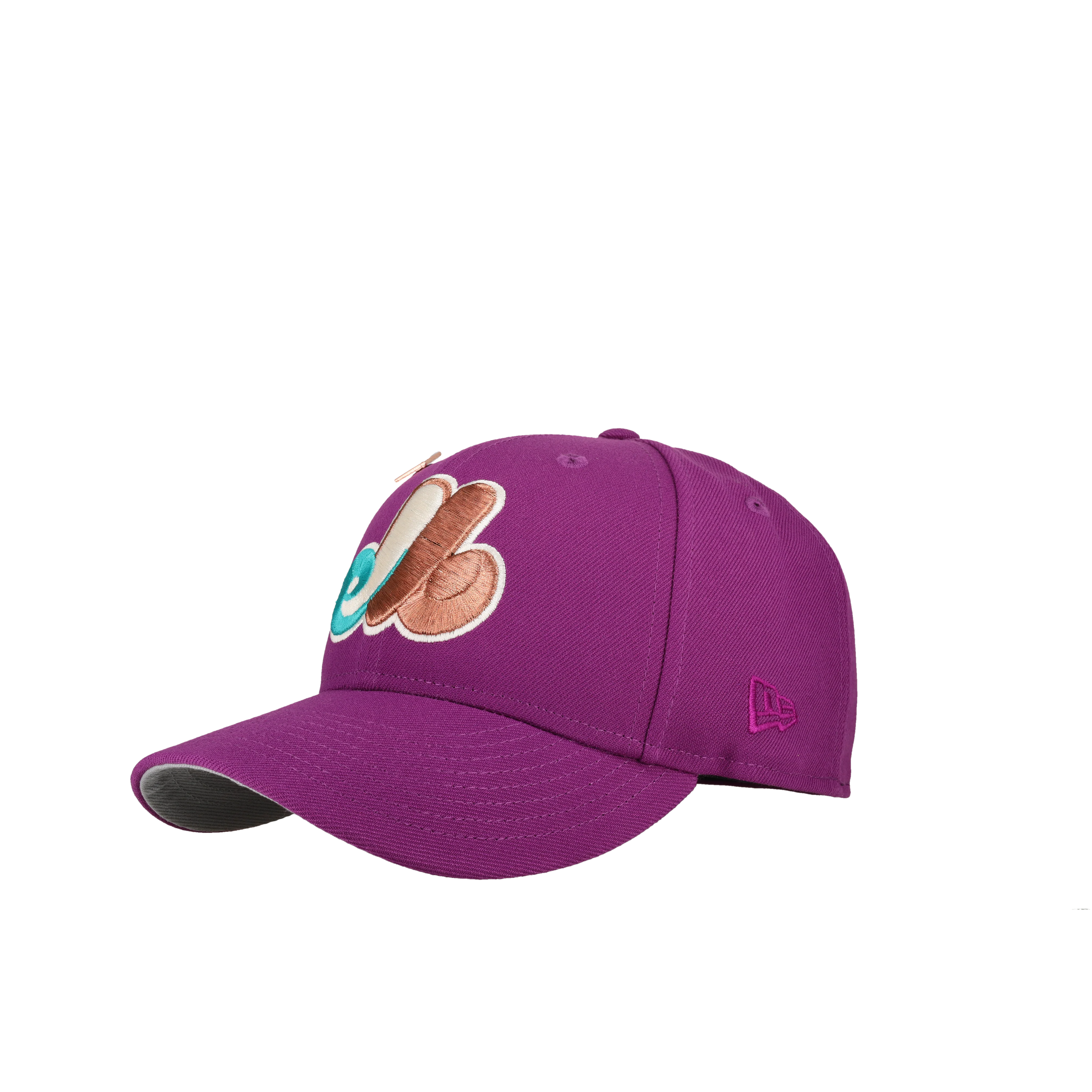 Montreal Expos Olympic Stadium Purple Metallic 59Fifty Fitted Hat - Image 5