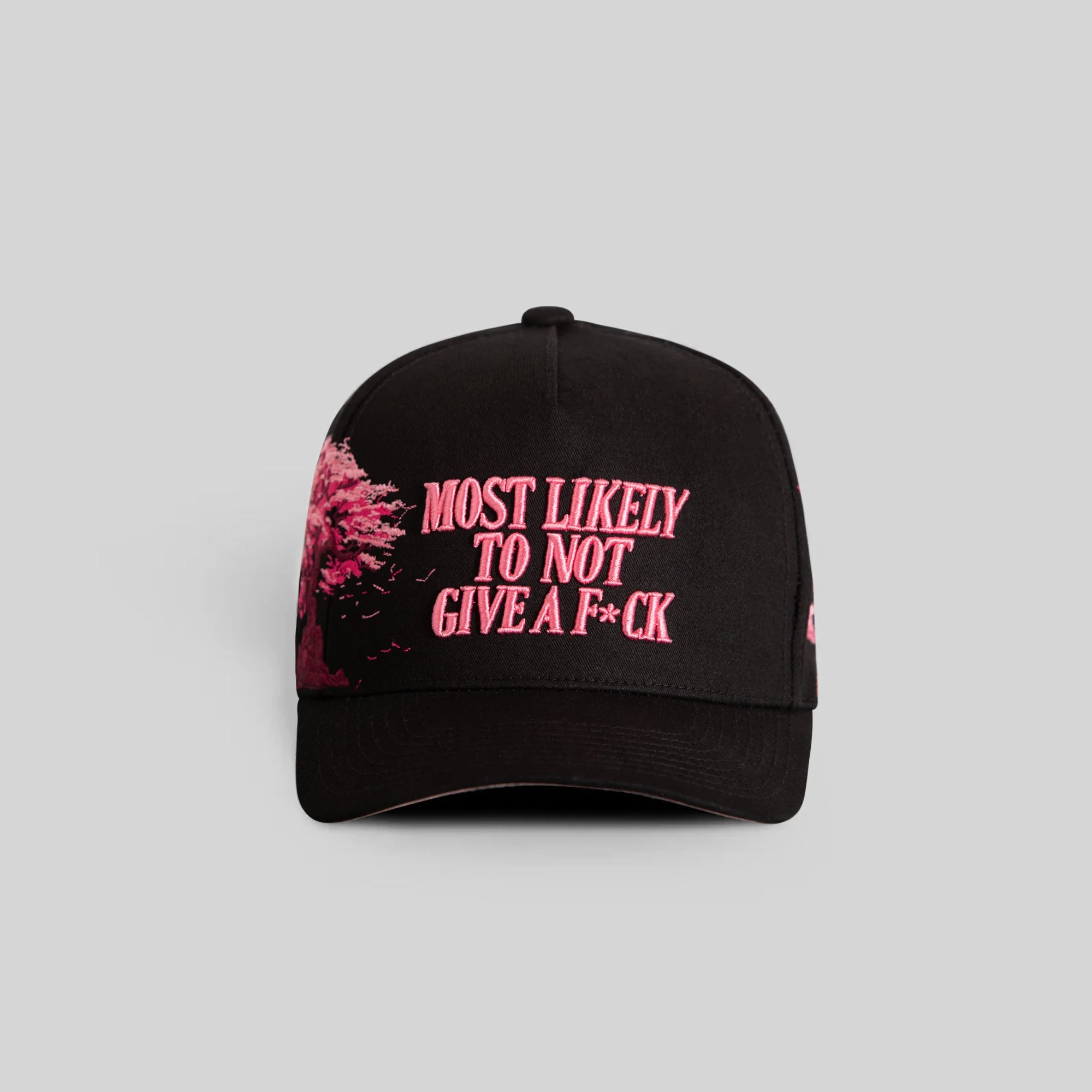 Field Grade  MOST LIKELY CHERRY BLOSSOM BLACK TWILL TRUCKER - Image 2