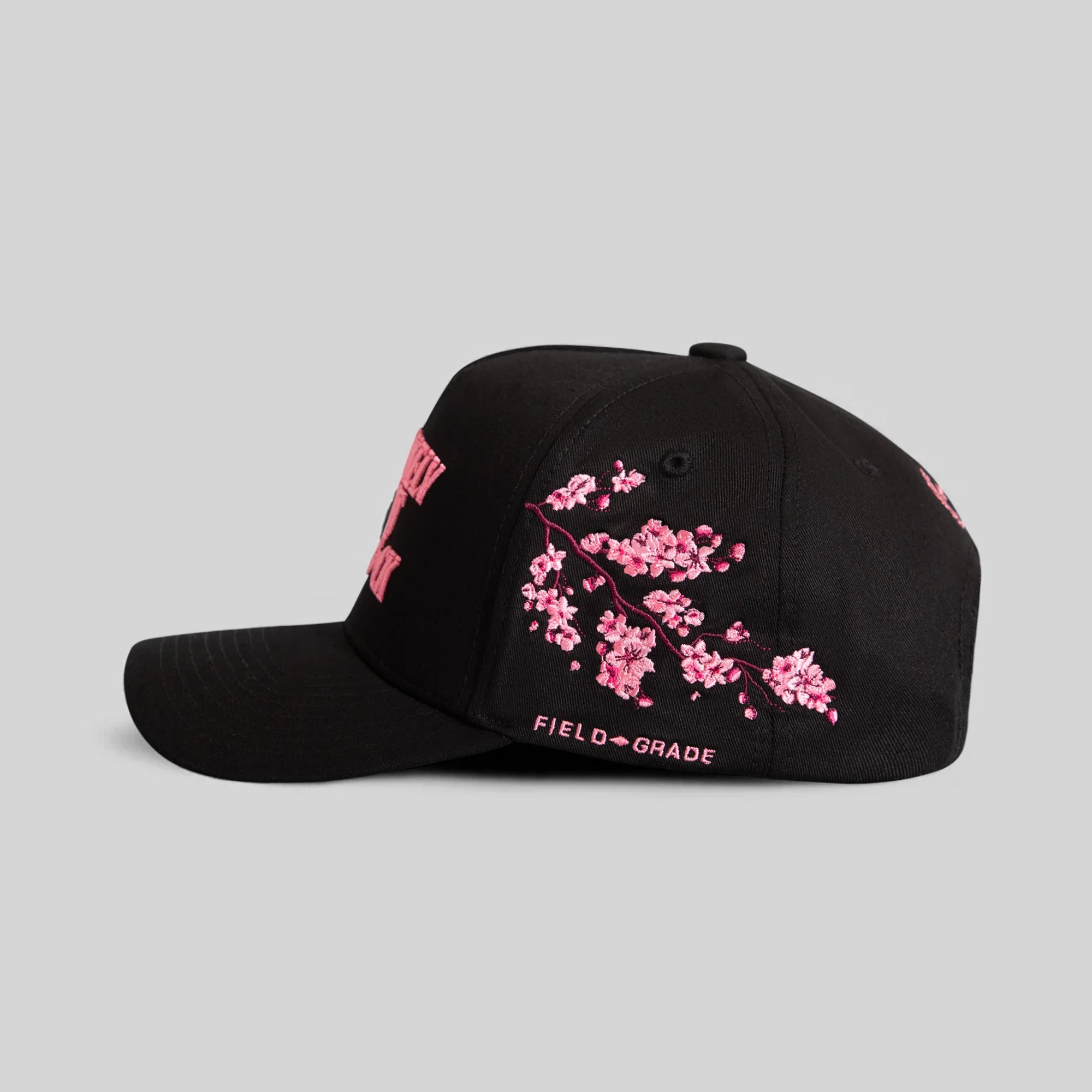 Field Grade  MOST LIKELY CHERRY BLOSSOM BLACK TWILL TRUCKER - Image 6