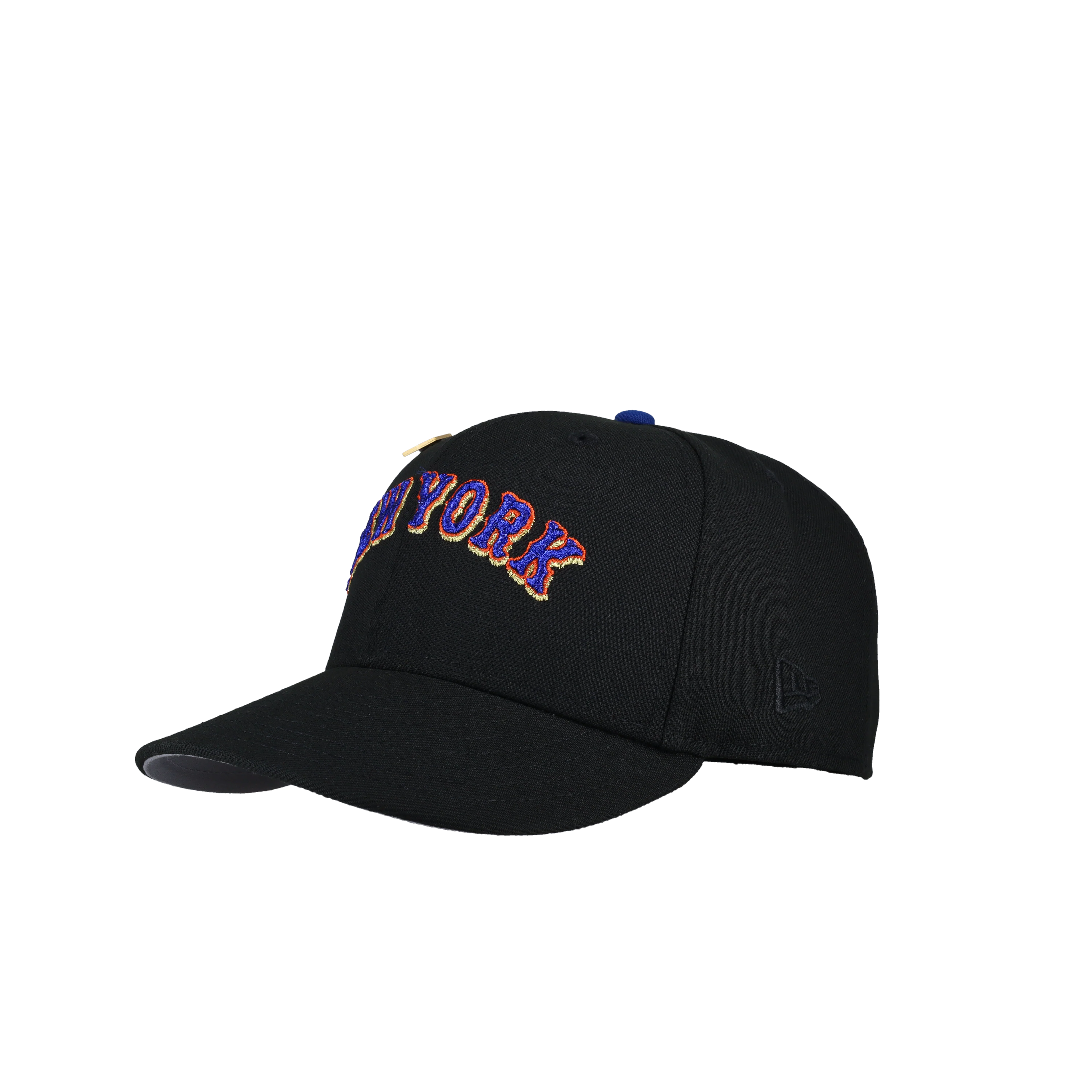 New York Mets 1969 World Series Script Metallic Fitted Hat - Image 5