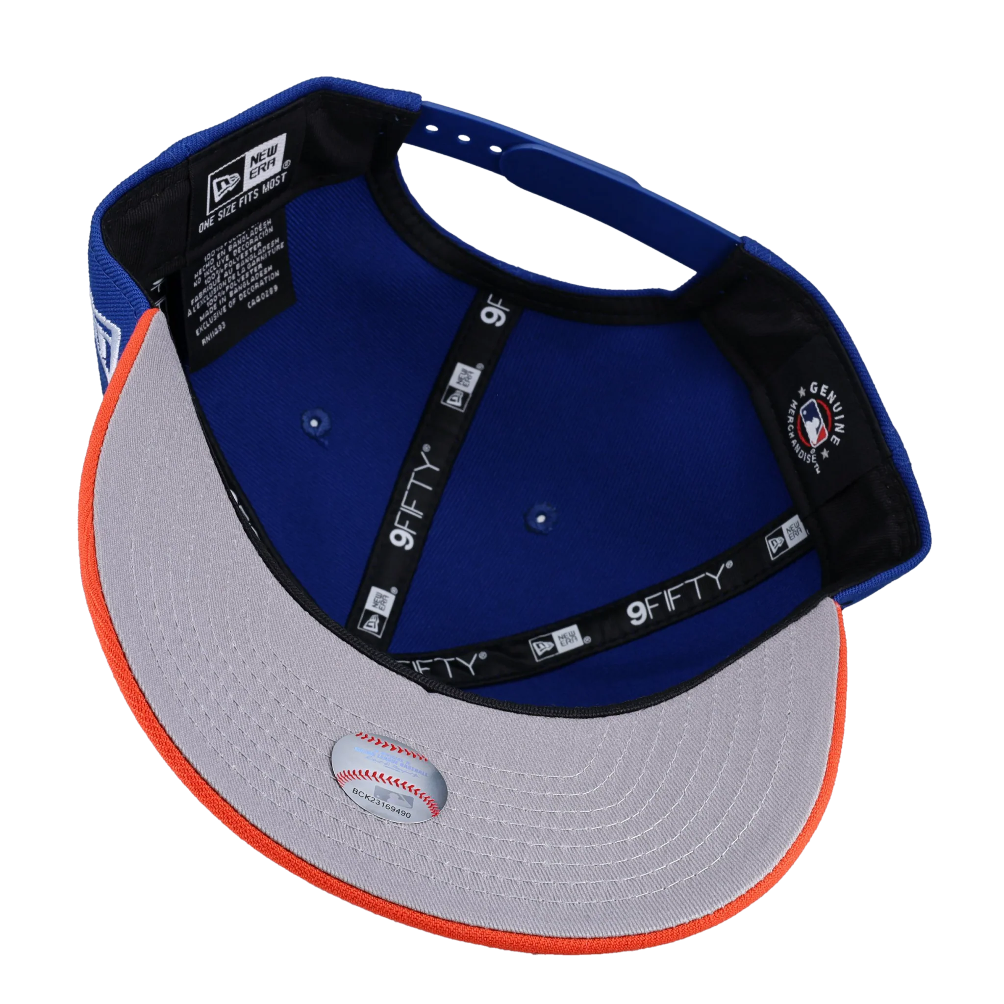 New York Mets Cartoon 9Fifty A Frame Snapback Hat - Image 3