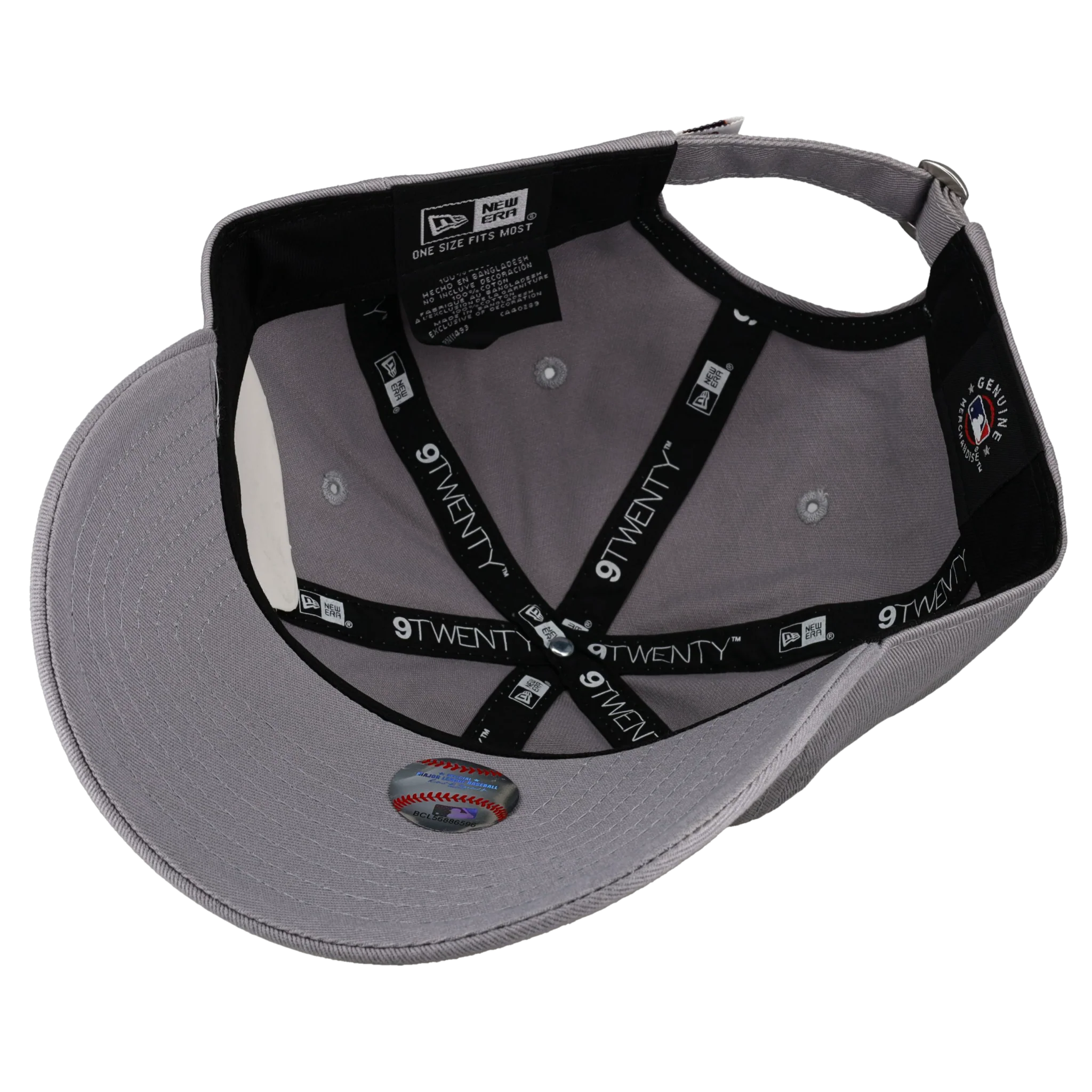 New York Mets New Era 9Twenty Grey/Blue/Orange (Grey Brim) - Image 2
