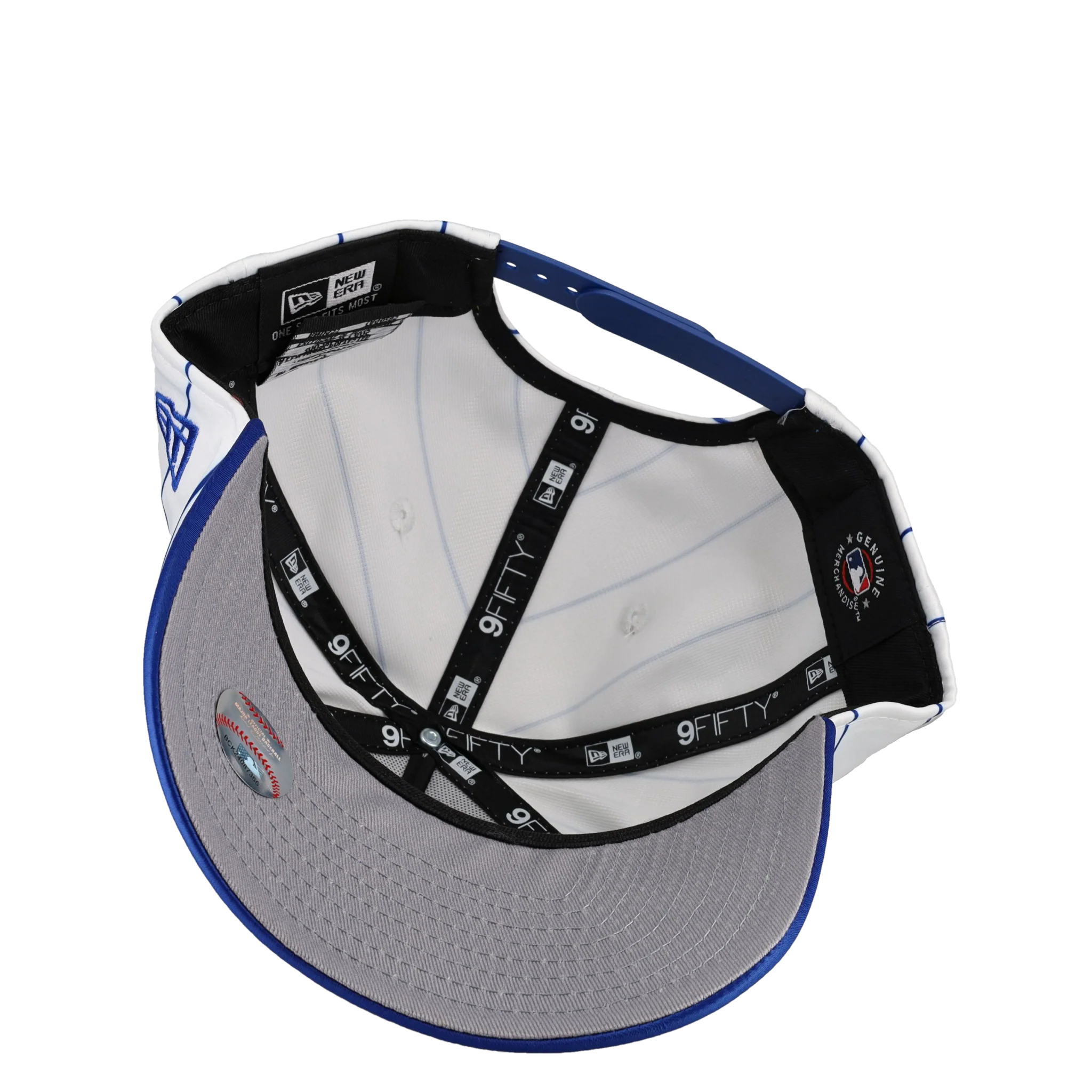 New York Mets Pinwheel 9Fifty A Frame Snapback Hat - Image 3