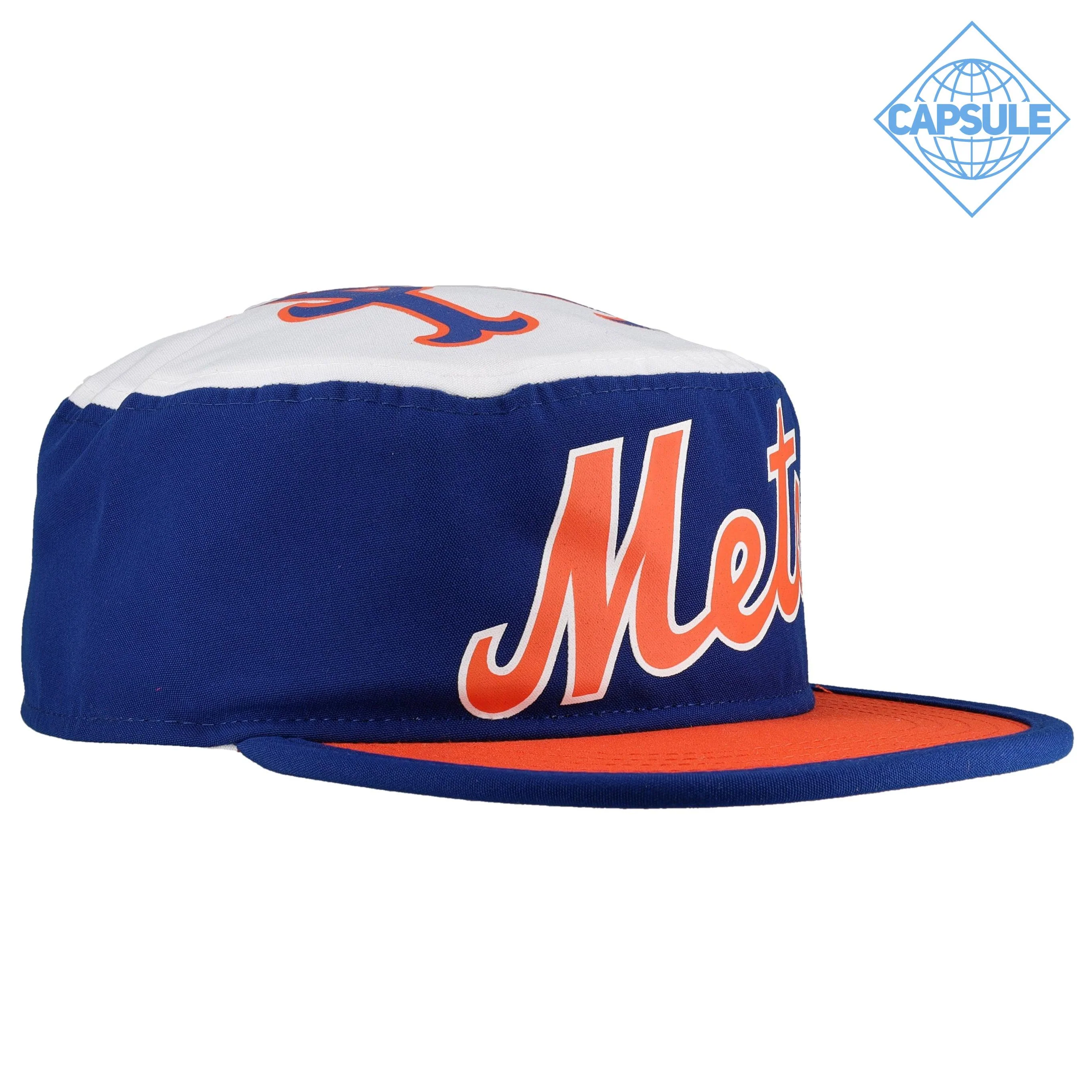 Capsule Hats - New York Mets Retro Painter Snapback Hat Cursive Script
