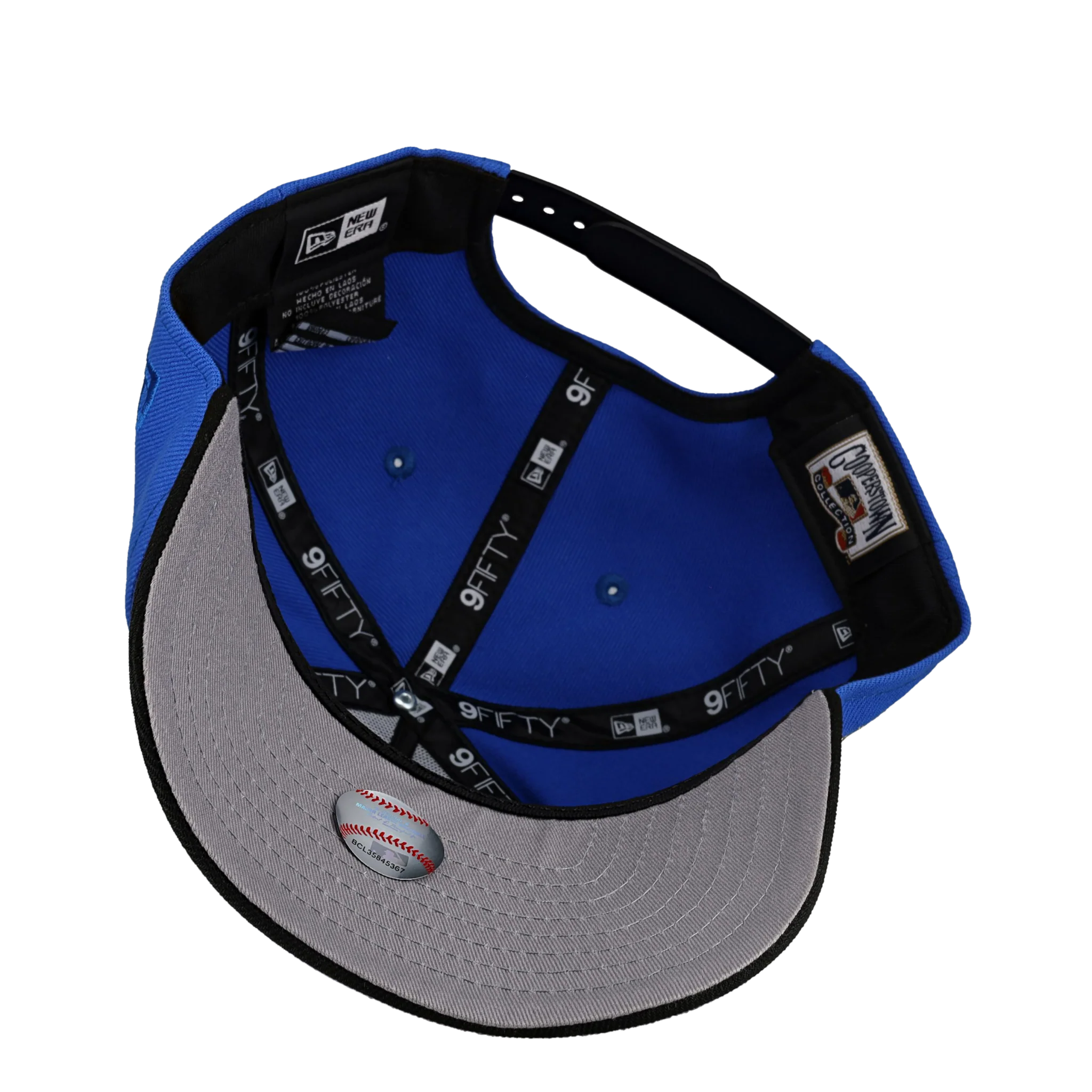 New York Mets Royal 40th Anniversary 9Fifty A Frame Snapback Hat - Image 3
