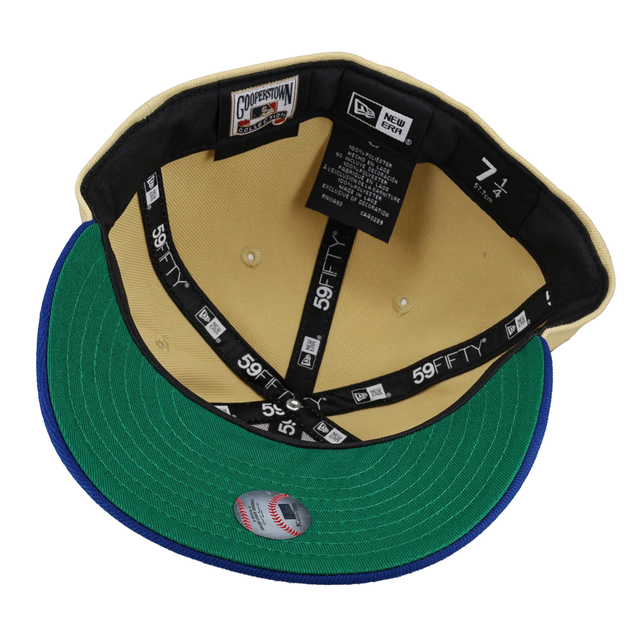 New York Mets Vegas Gold 50th Anniversary 59Fifty Fitted Hat - Image 3