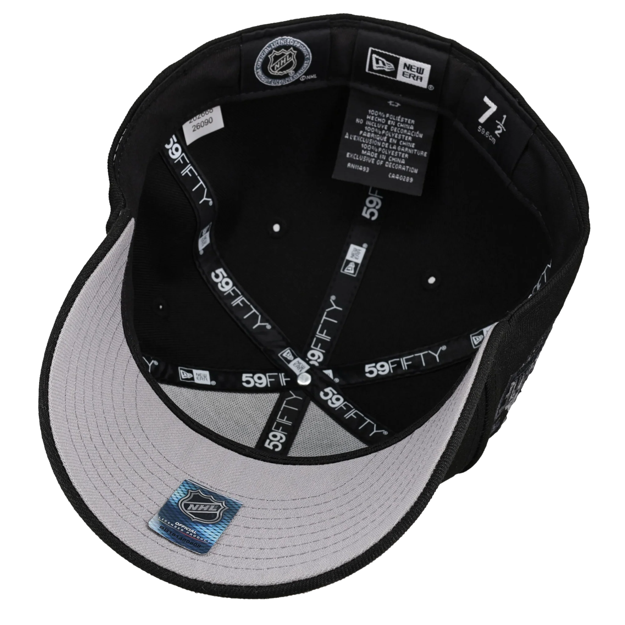 New York Rangers 1994 All Star Game Blackout 59Fifty Fitted Hat - Image 3