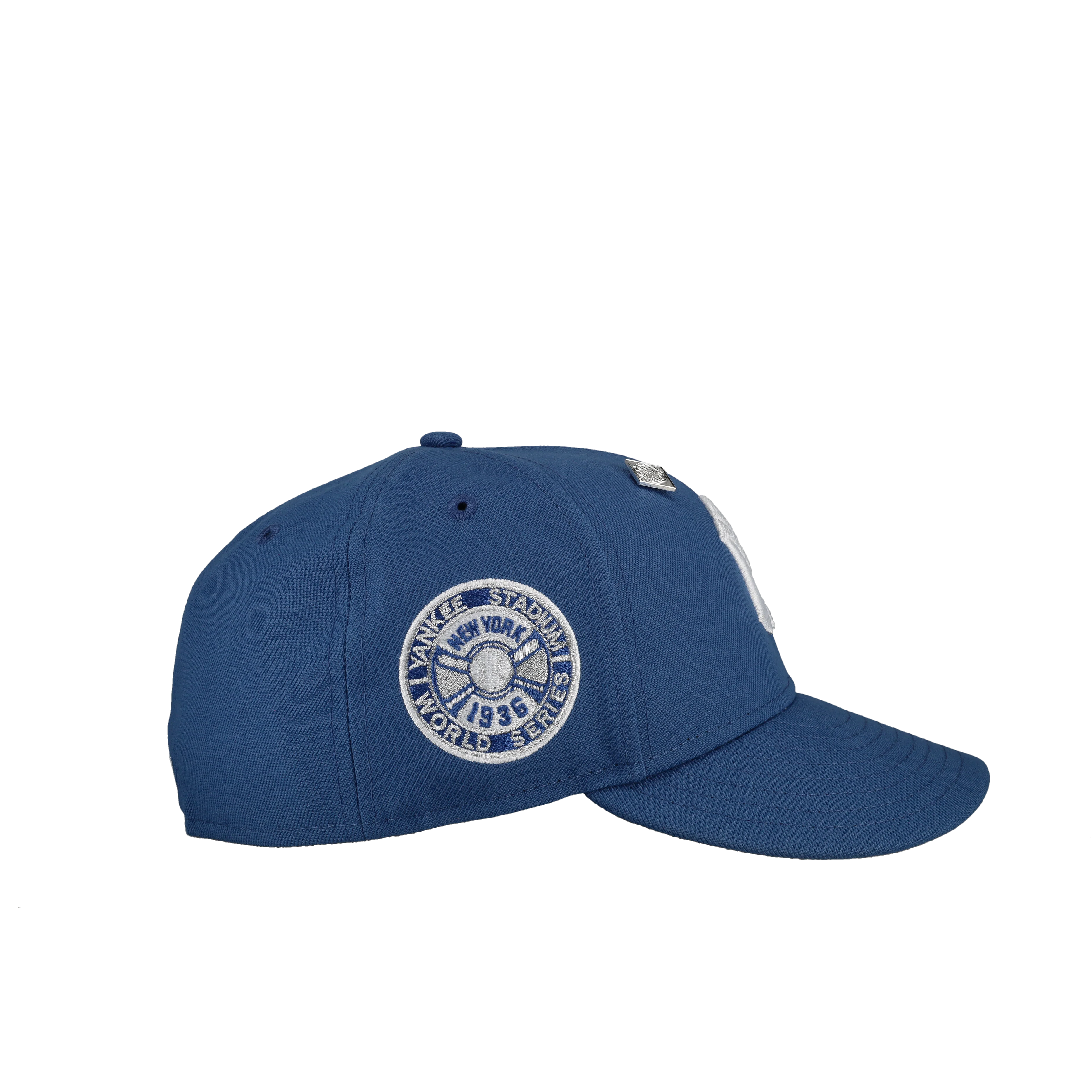 New York Yankees 1936 World Series Indigo Blue "Earth Tone" Metallic  59Fifty Fitted Hat - Image 2