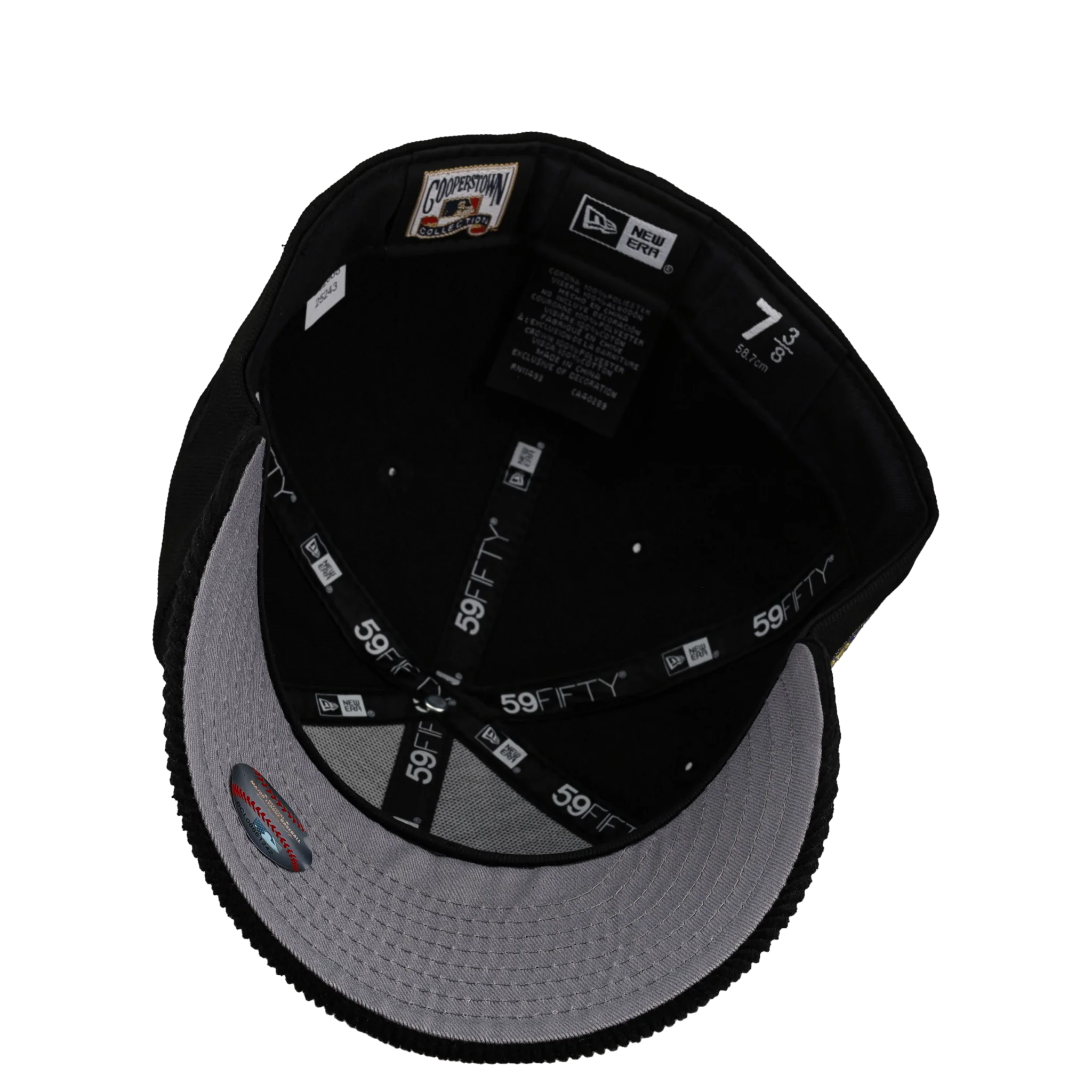 New York Yankees 1936 World Series Trippy Corduroy 59Fifty Fitted Hat - Image 3