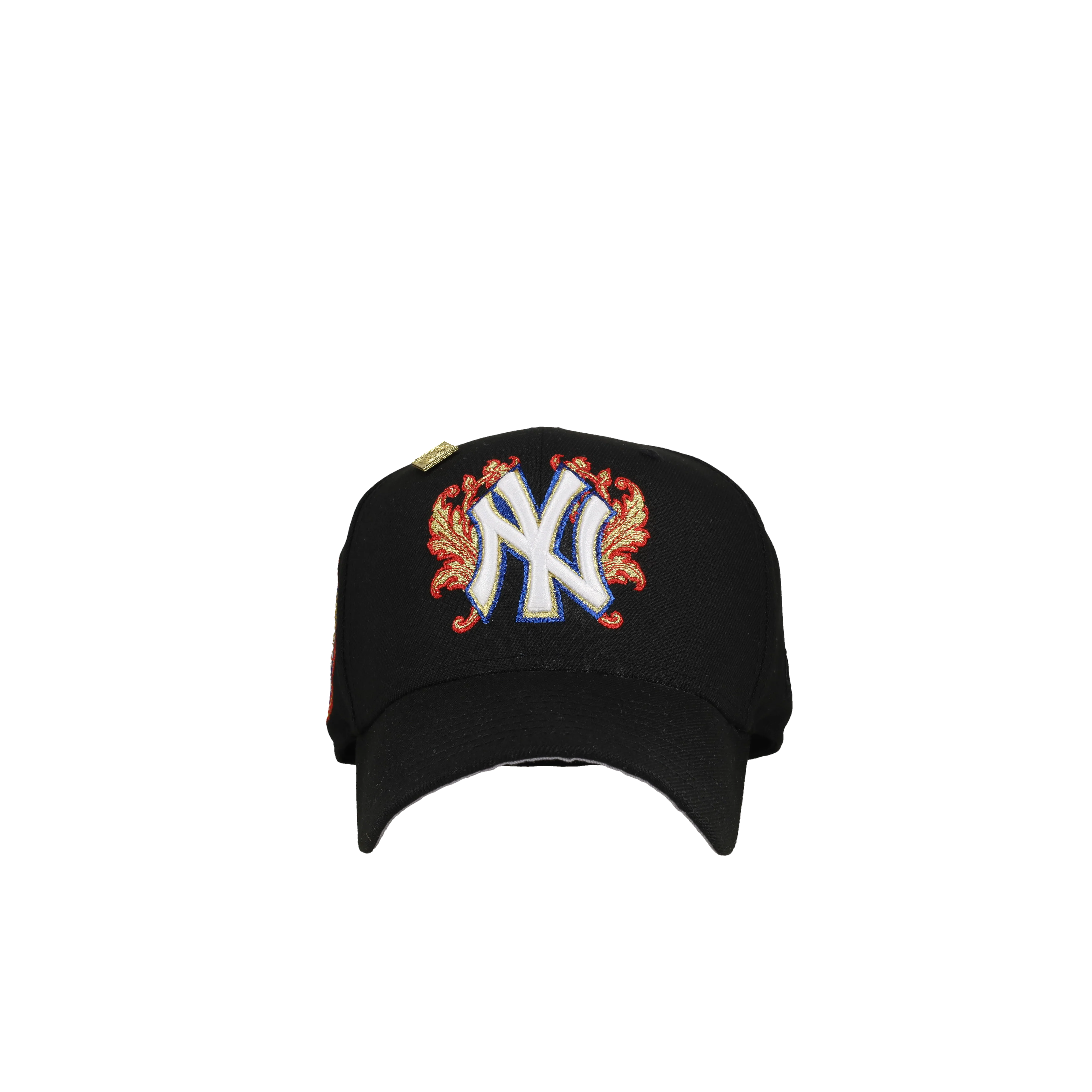 New York Yankees 1949 World Series Black Flames 59Fifty Fitted Hat - Image 4