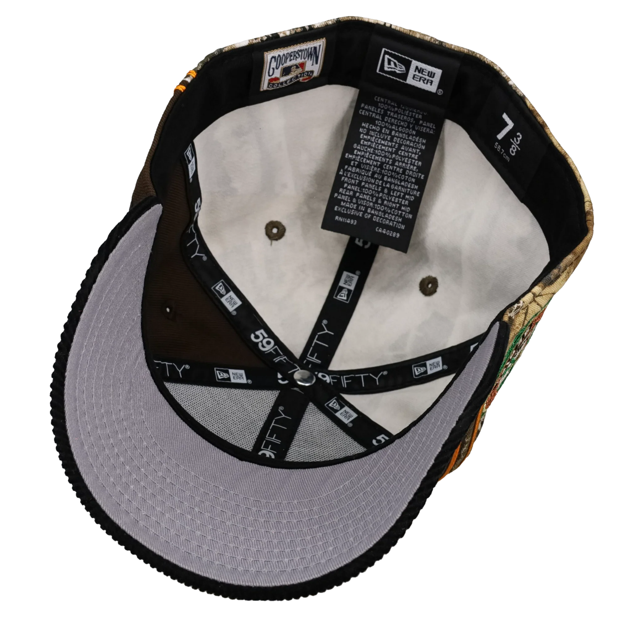 New York Yankees 1949 World Series Walnut Realtree 59Fifty Fitted Hat - Image 3