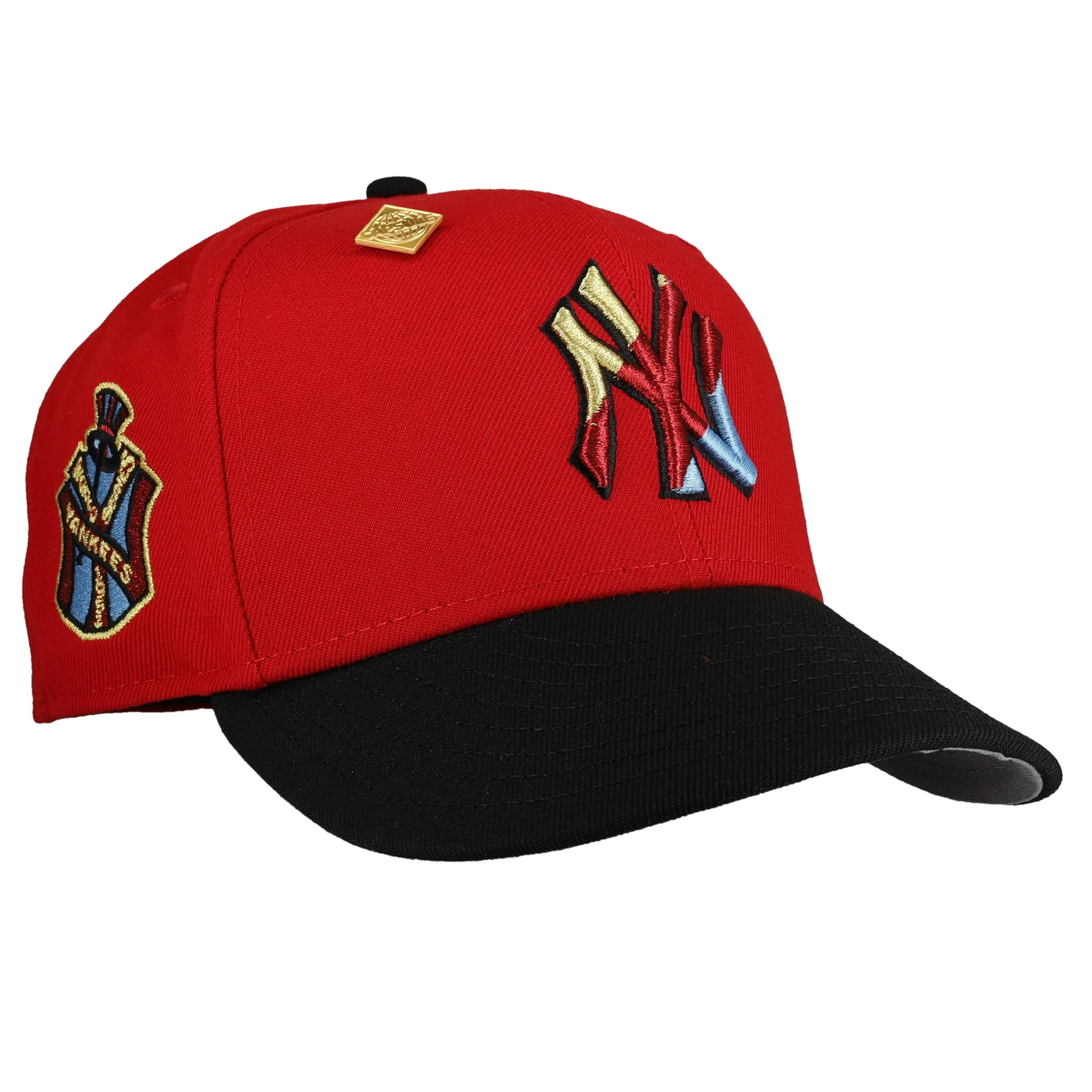 New York Yankees 1951 World Series Diagonal Metallic Logo 59Fifty Fitted Hat