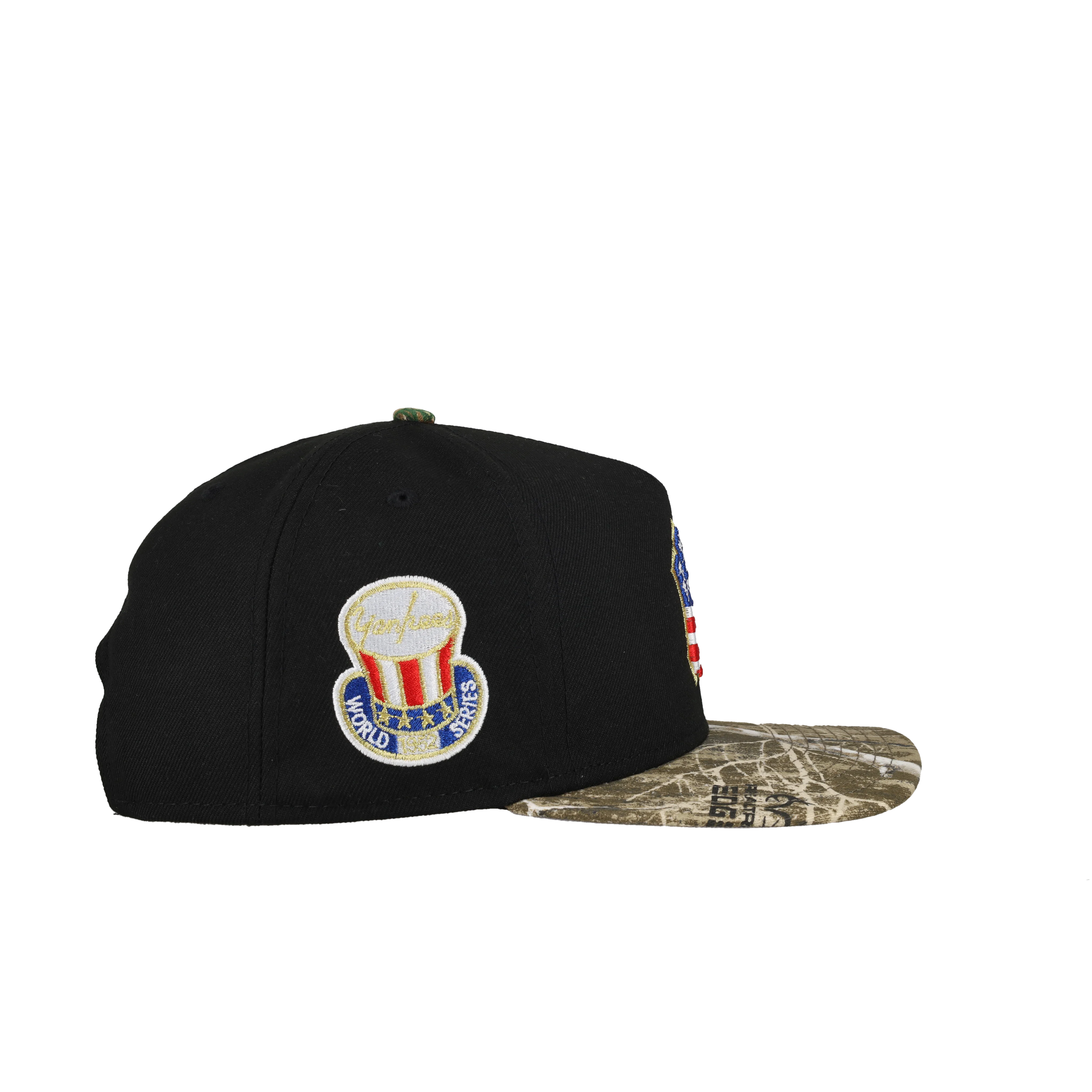 New York Yankees 1952 World Series Real Tree Camo USA 9Fifty A Frame Snapback Hat - Image 2