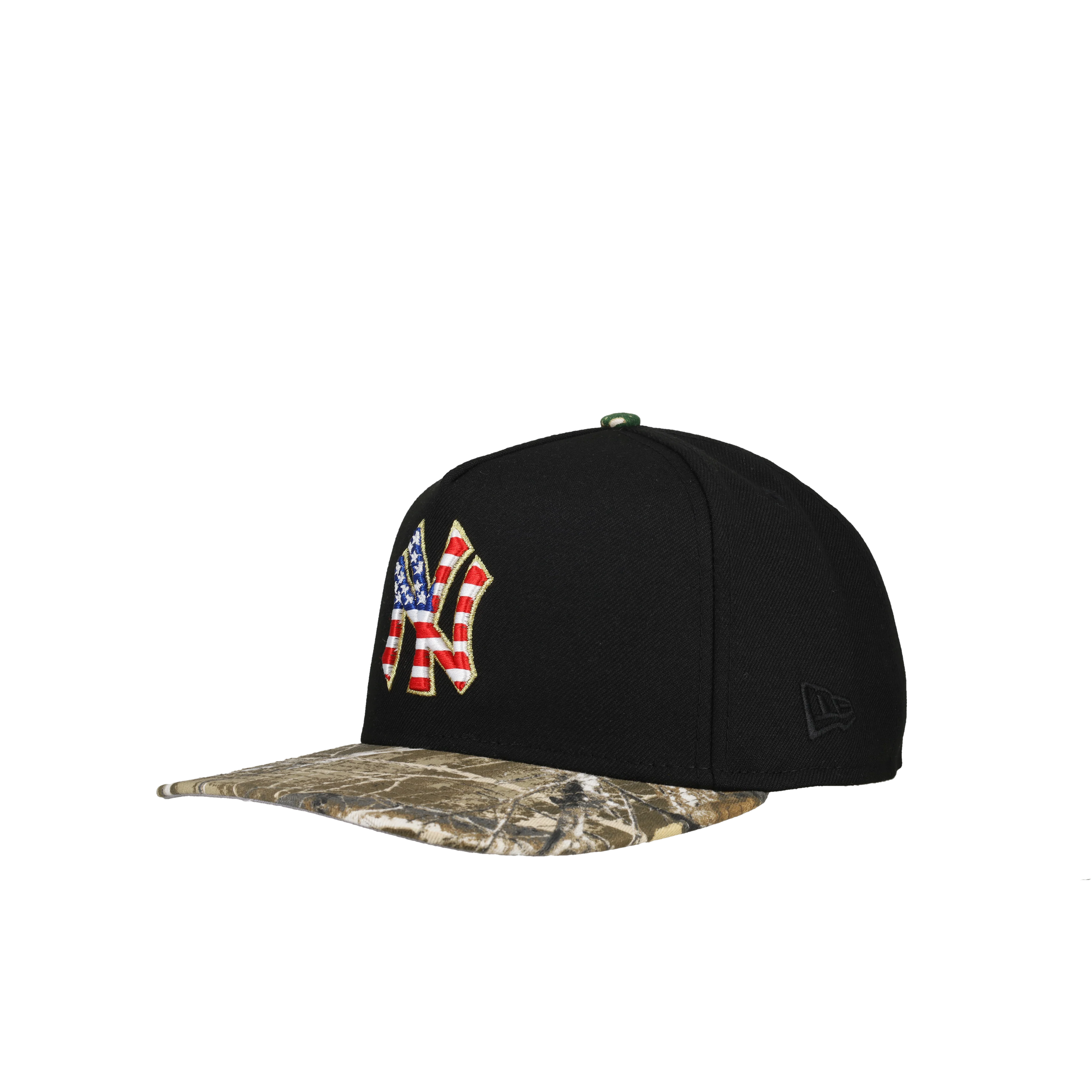 New York Yankees 1952 World Series Real Tree Camo USA 9Fifty A Frame Snapback Hat - Image 5