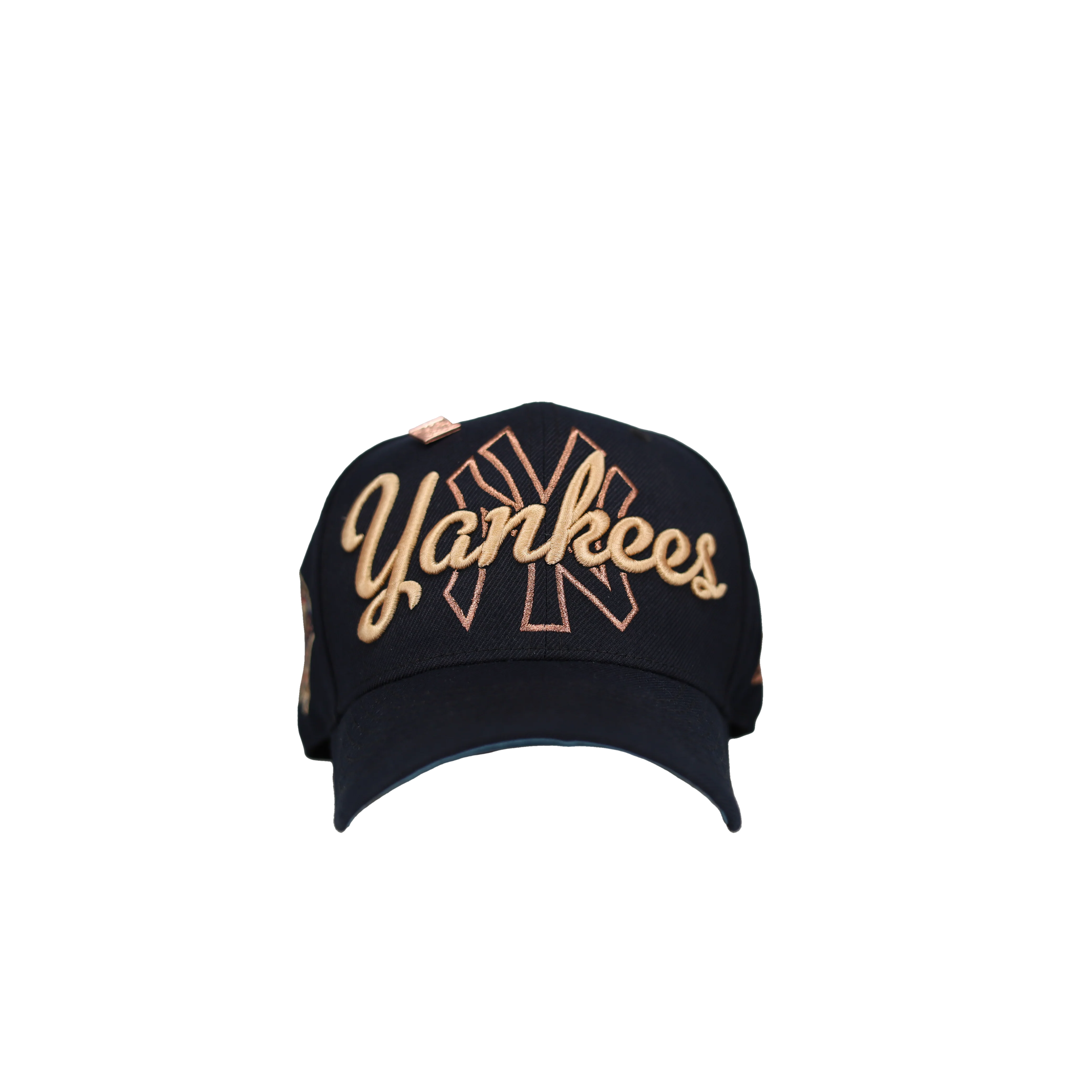 New York Yankees 1996 World Series Navy/Bronze Script 59Fifty Fitted Hat - Image 4
