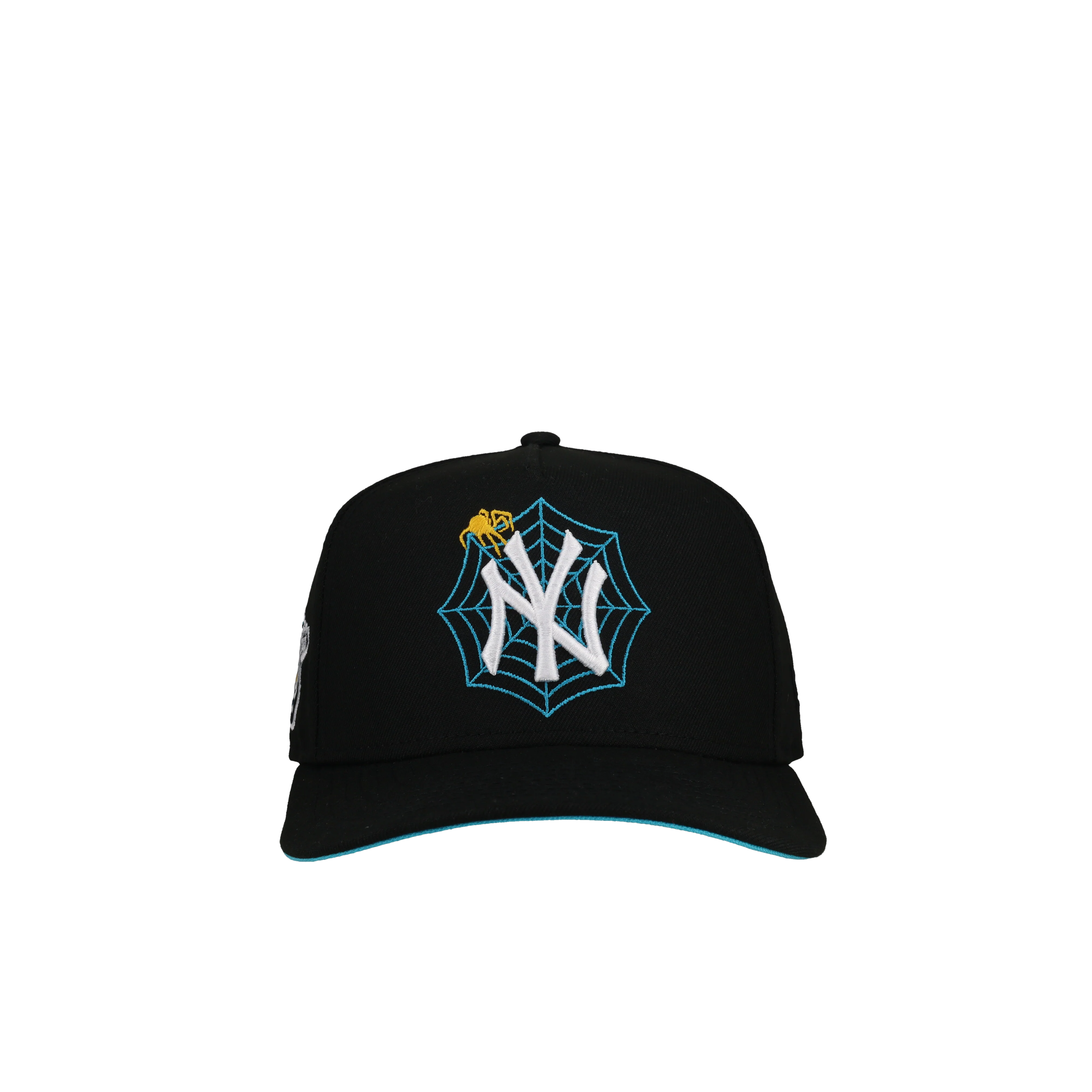 New York Yankees 1998 World Series Spiderweb 9Fifty A Frame Snapback Hat - Image 4