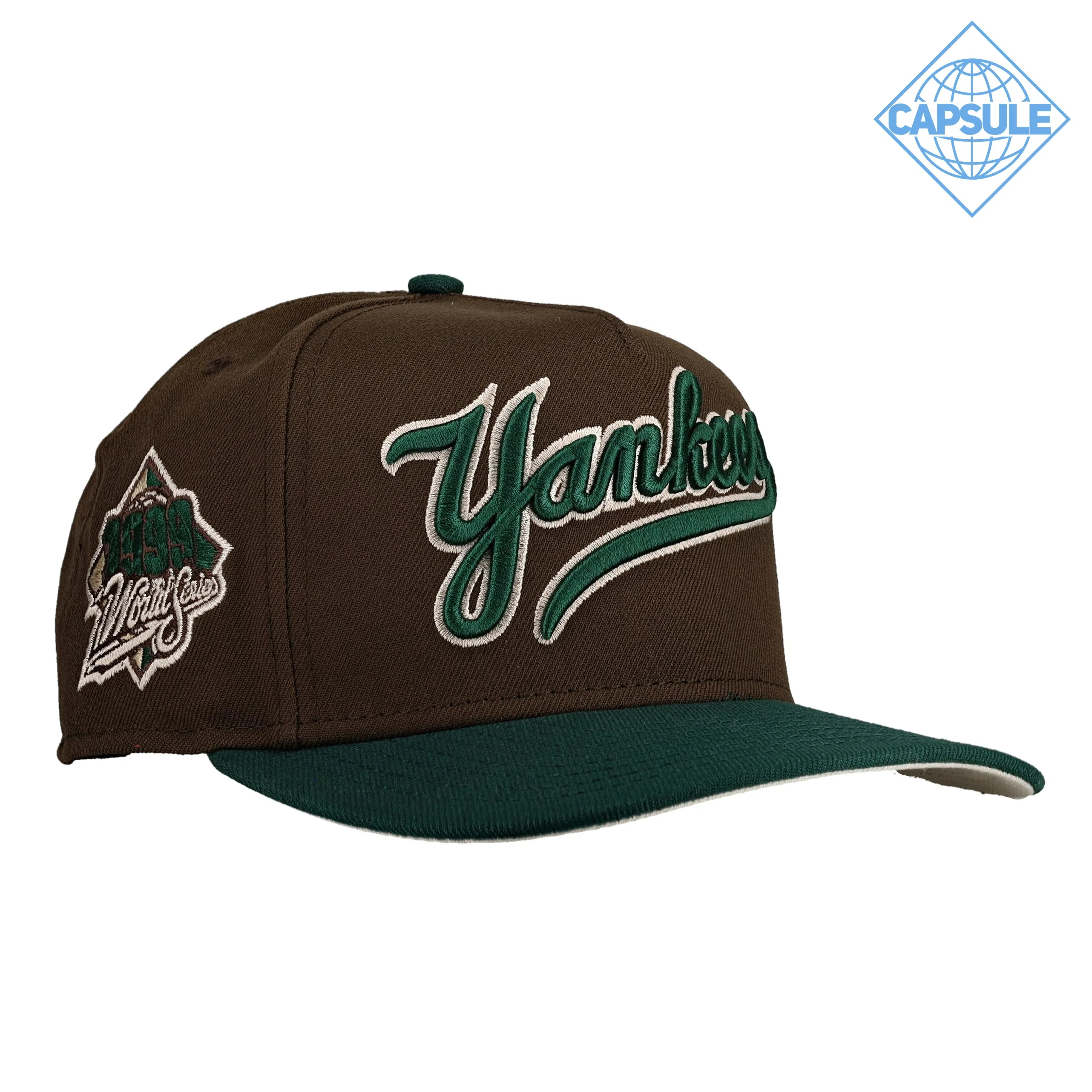 Capsule Hats -  New York Yankees 1999 WS New Era 9Fifty A Frame Snapback Hat (Beef Broc)
