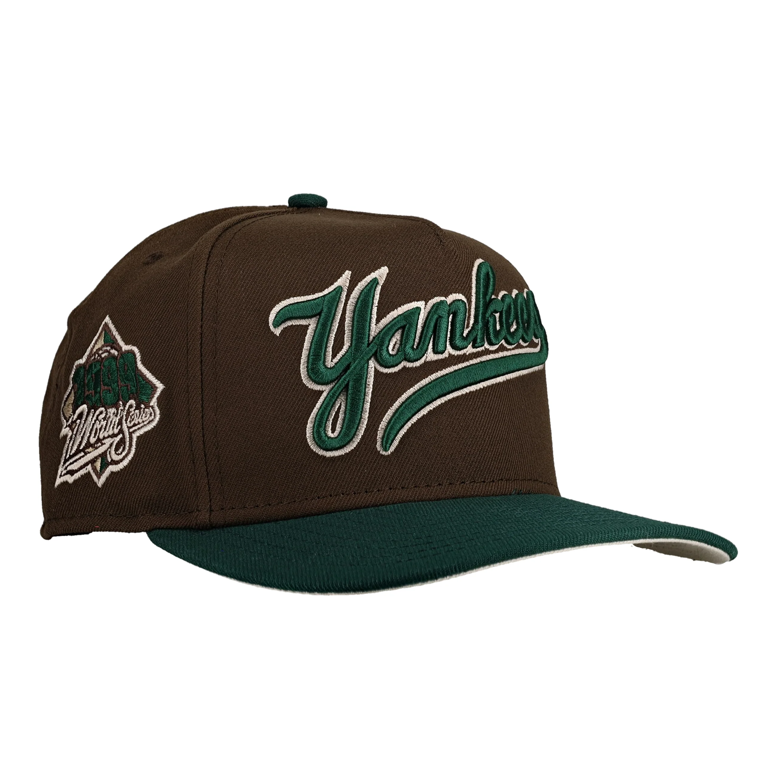 New York Yankees 1999 WS New Era 9Fifty A Frame Snapback Hat (Beef Broc)
