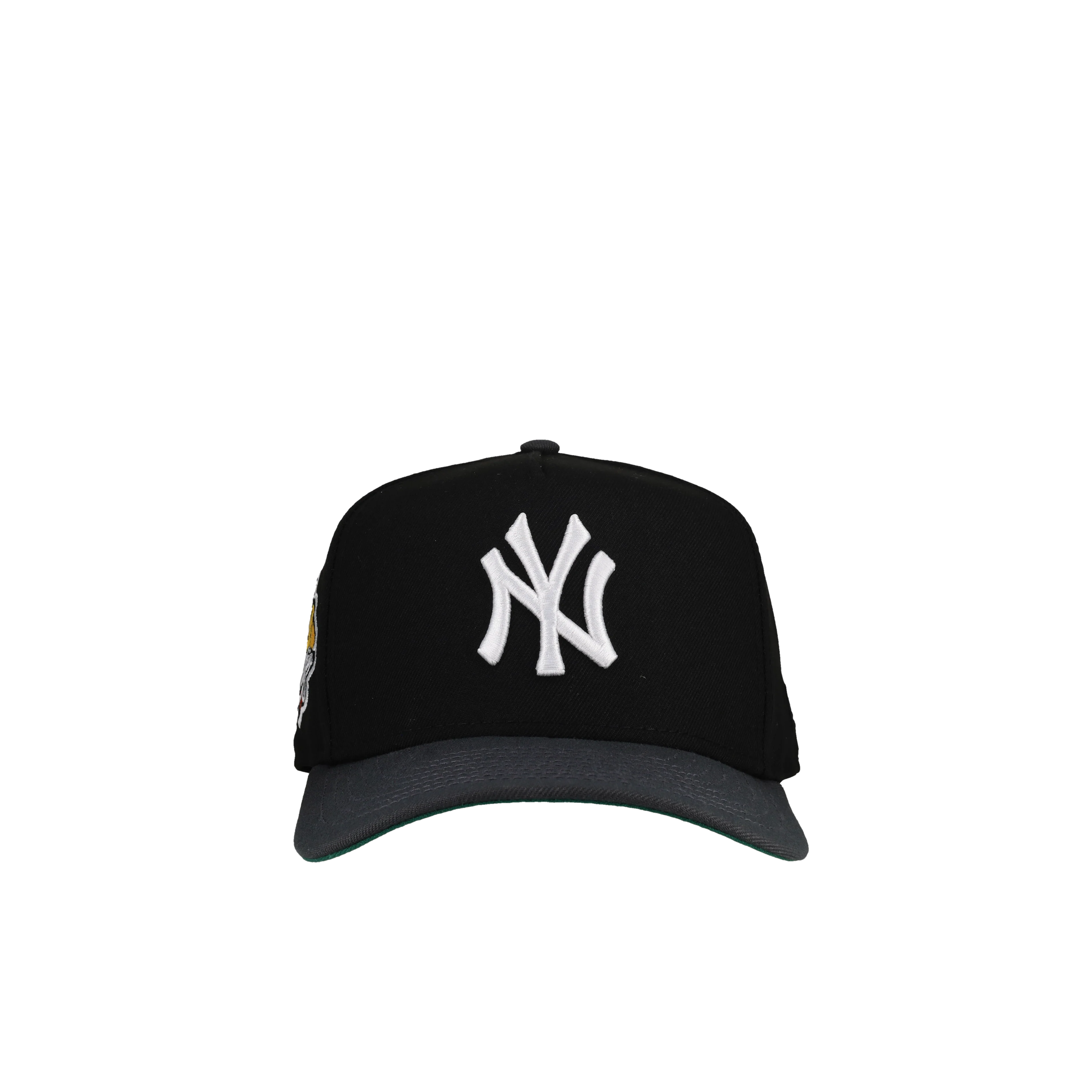 New York Yankees 1999 WS New Era 9Fifty A Frame Snapback Hat (Black/Graphite) - Image 4