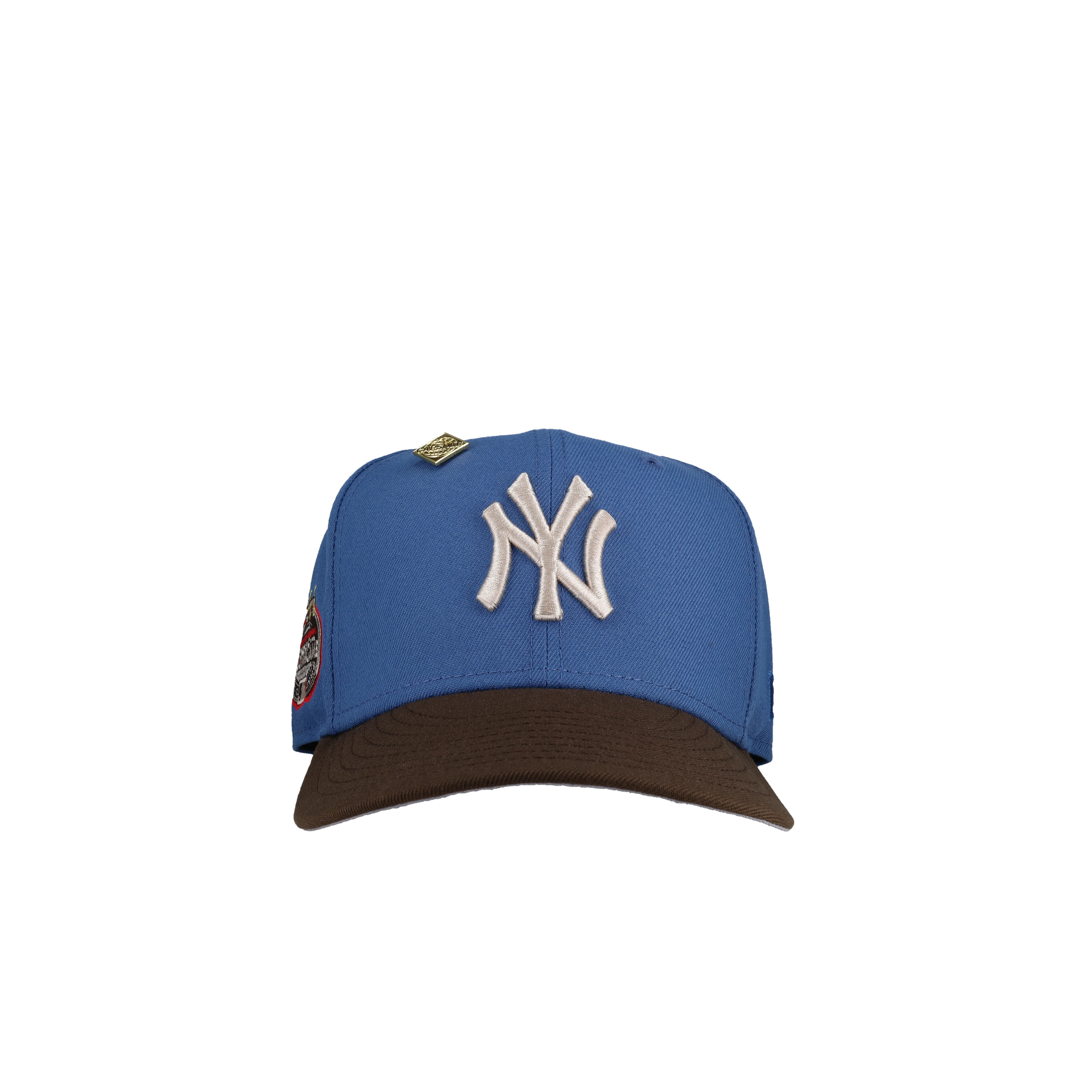 New York Yankees 2008 All Star Game Blue/Walnut 59Fifty Fitted Hat - Image 4