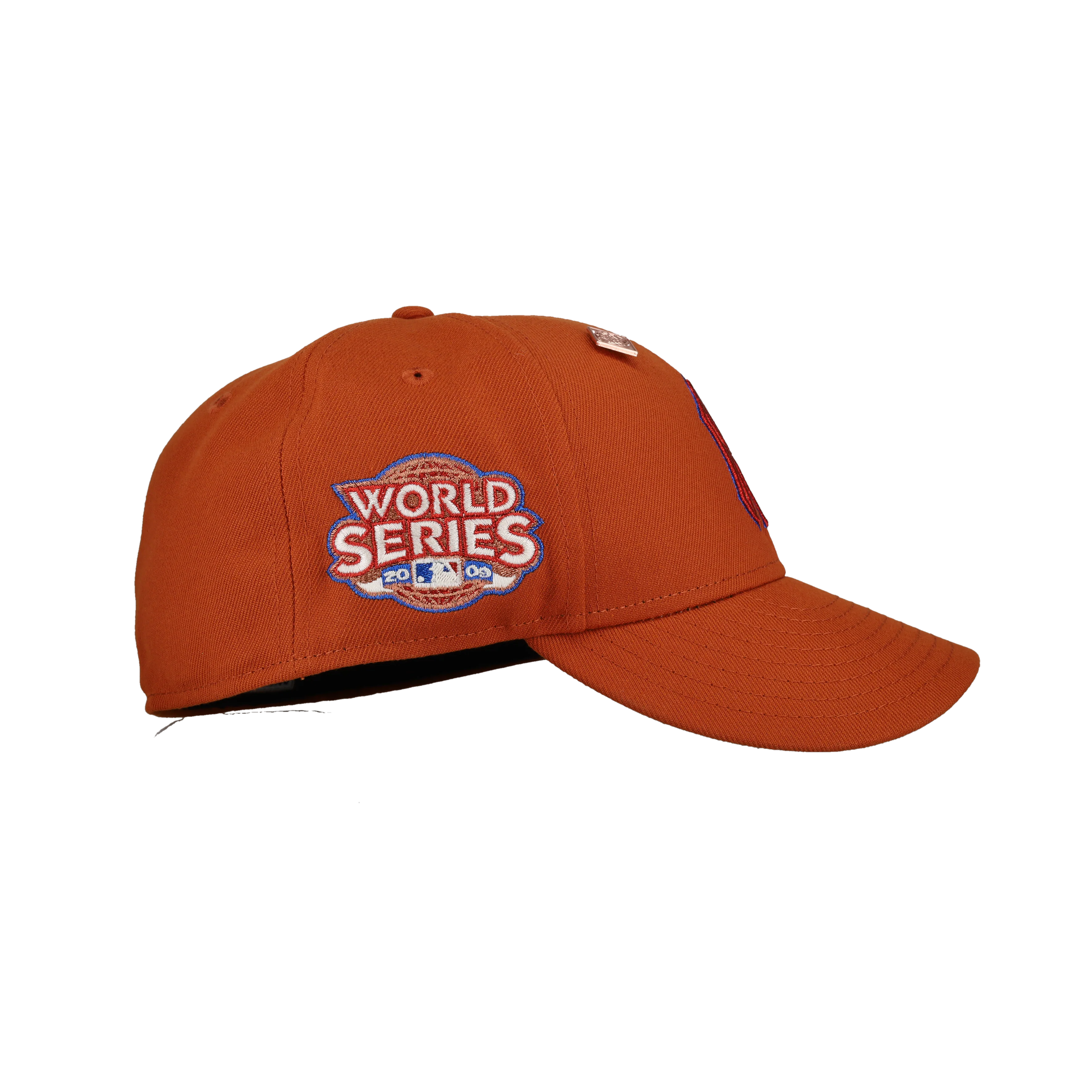 Capsule Hats - New York Yankees 2008 World Series Burnt Orange Metallic 59Fifty Fitted Hat - Image 2