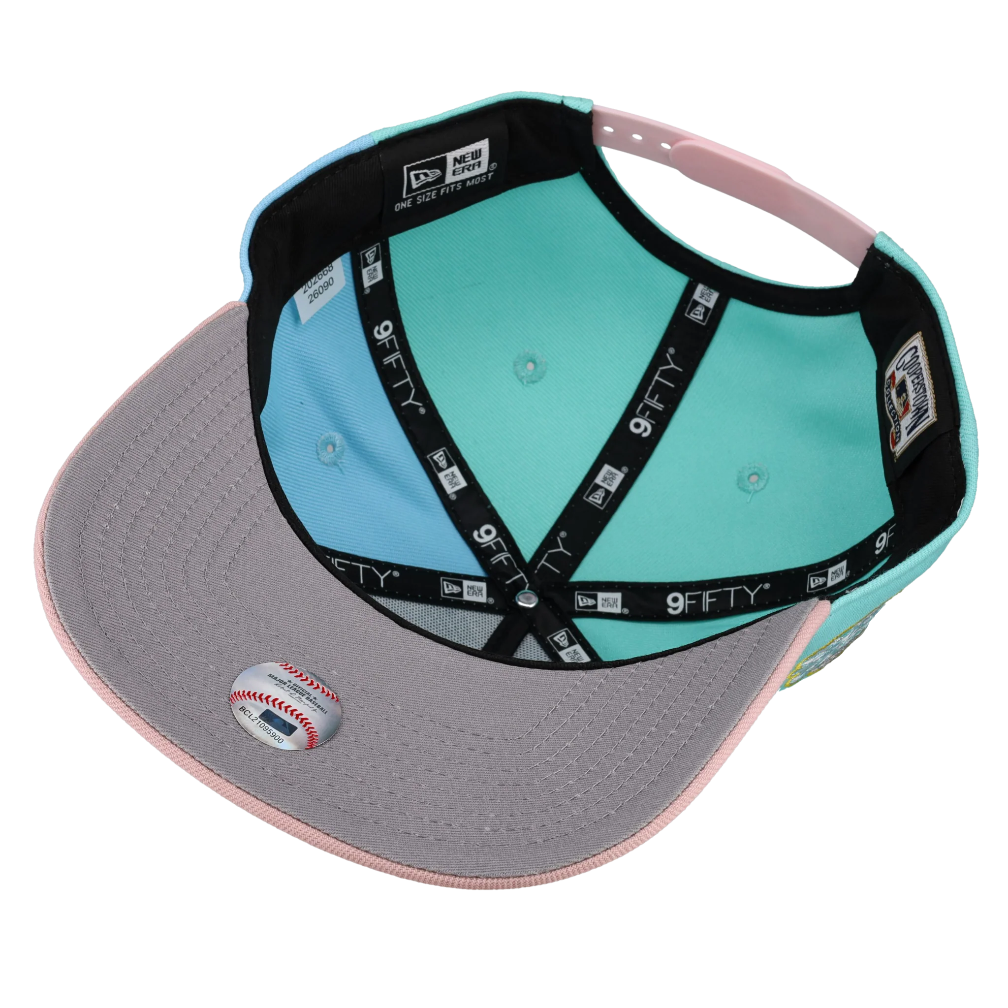 New York Yankees 2009 World Series Multicolor 9Fifty A Frame Snapback Hat - Image 3