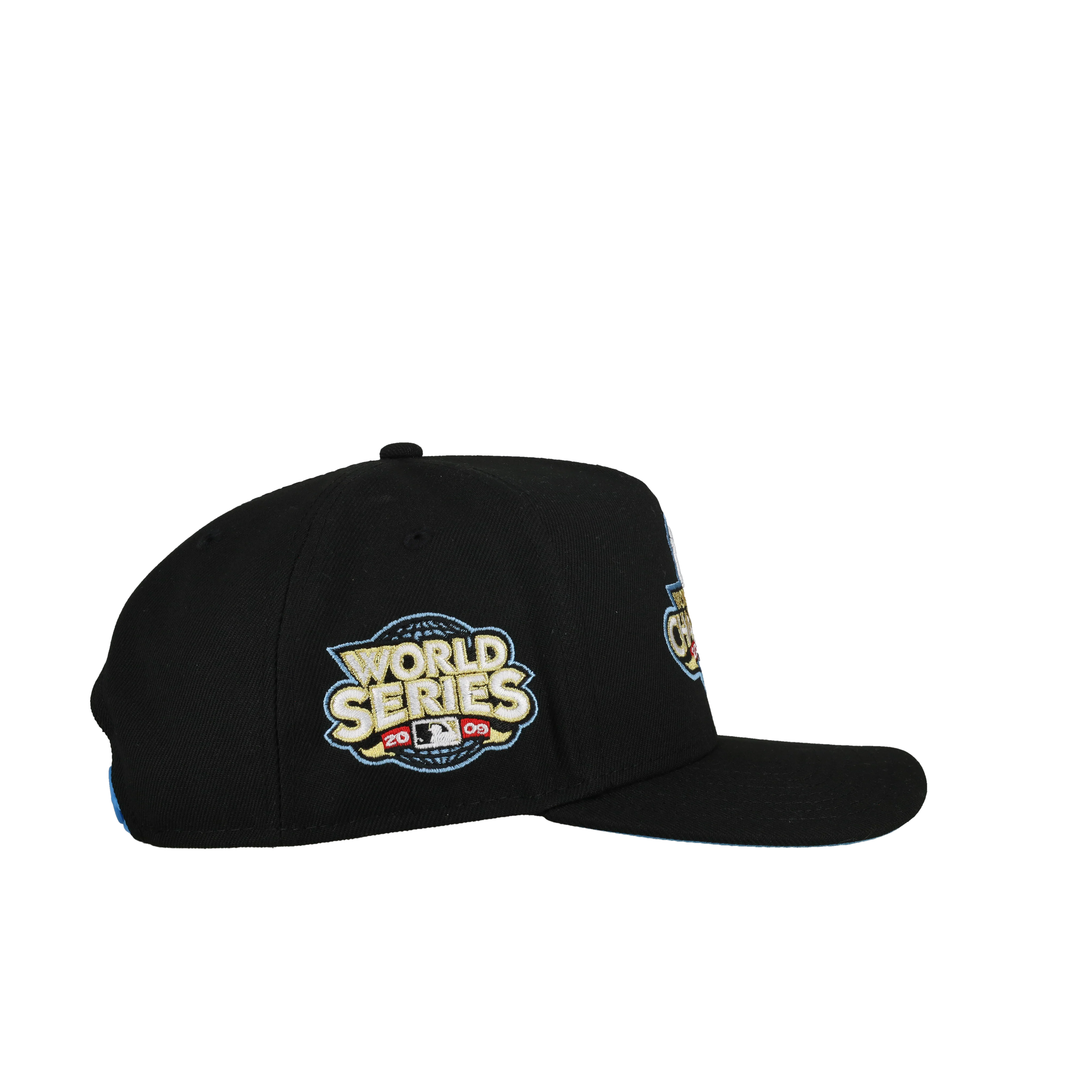 New York Yankees 2009 World Series Script 9Fifty A Frame Snapback Hat - Image 2