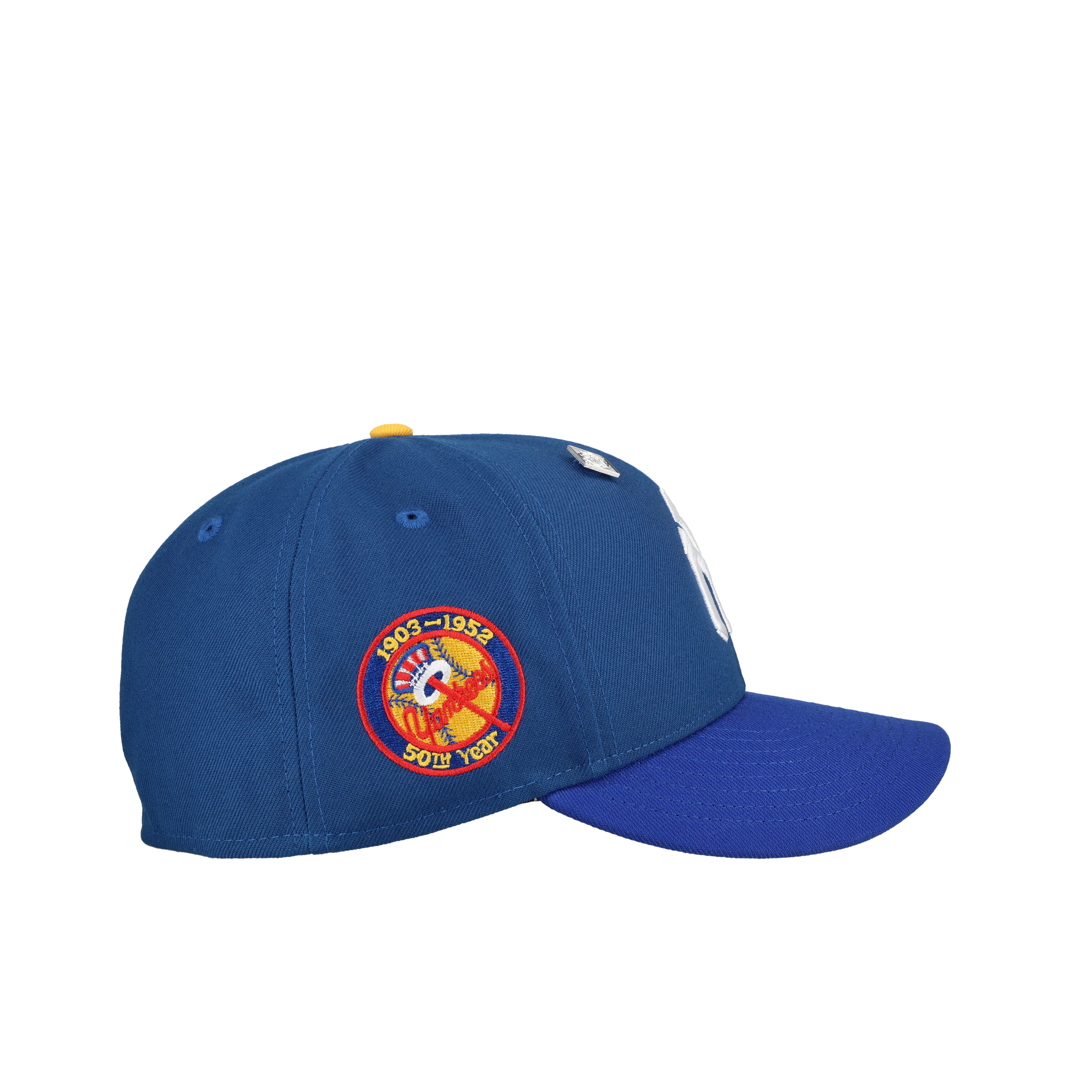 New York Yankees 50th Anniversary Blue 59Fifty Fitted Hat - Image 2