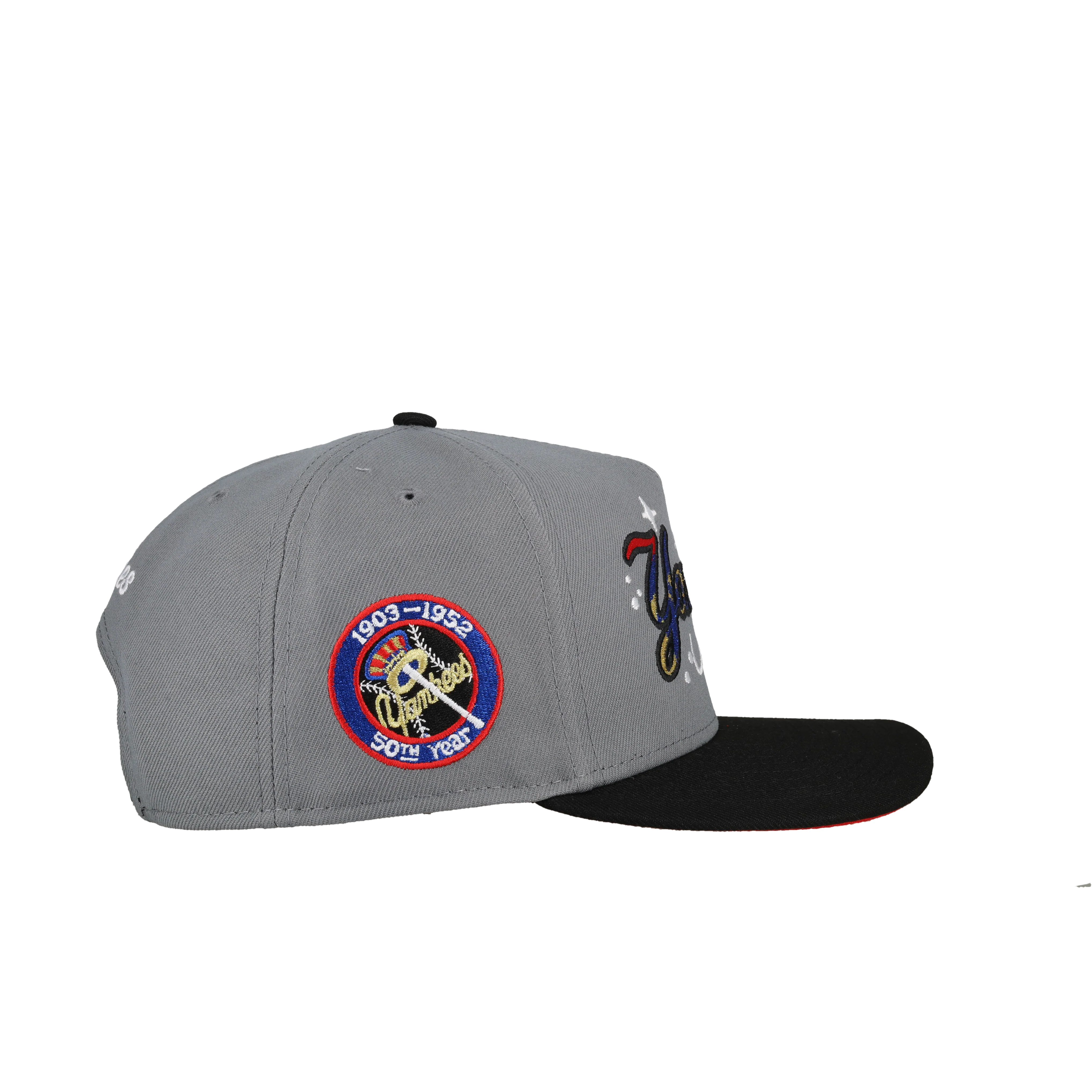 New York Yankees Celestial Cosmic Metallic 50th Season 9Fifty A Frame Snapback Hat - Image 2