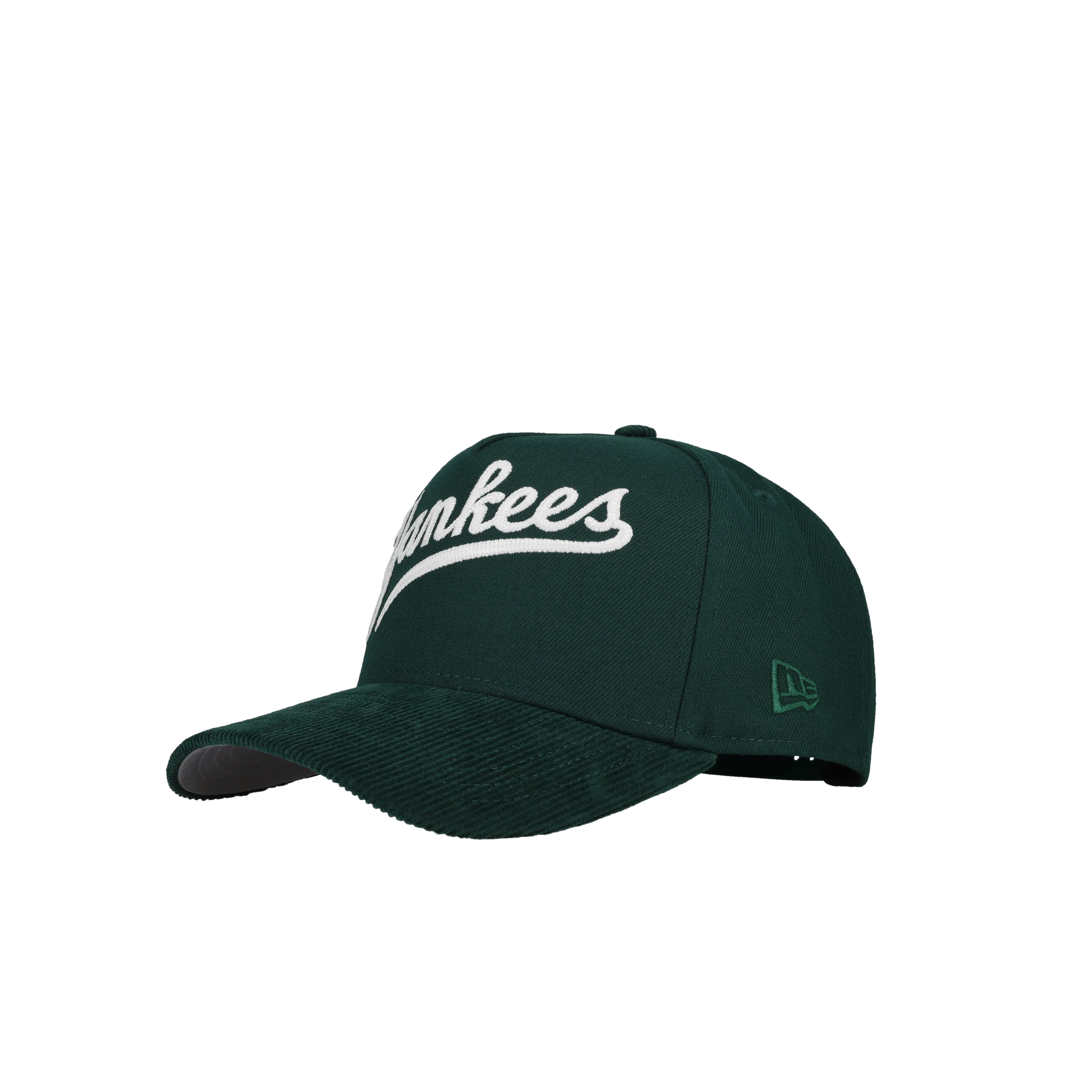 Capsule Hats -  New York Yankees Chainstitch/Corduroy 9Fifty A Frame Snapback Hat (Green) - Image 5