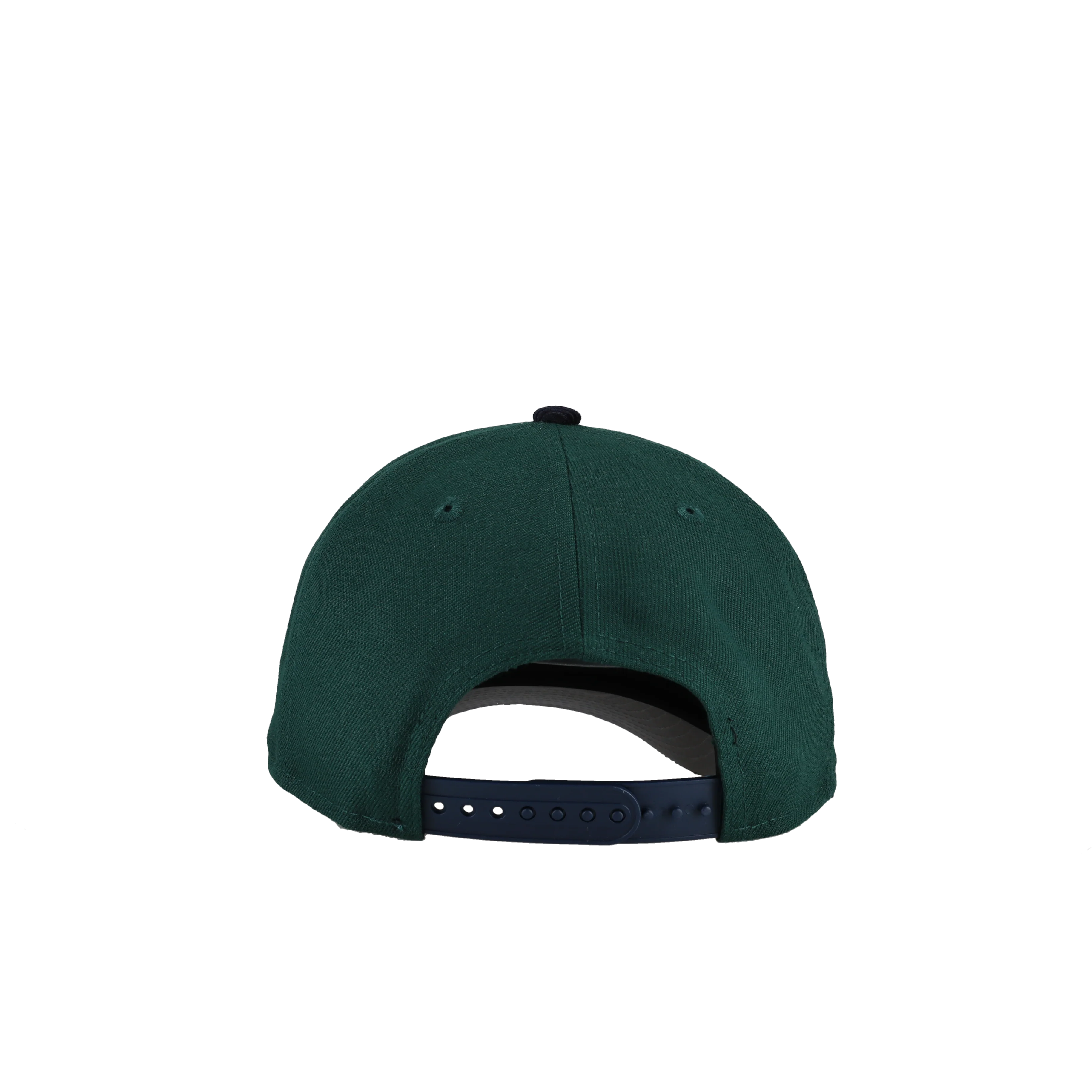 New York Yankees Chainstitch/Corduroy 9Fifty A Frame Snapback Hat (Green/Navy) - Image 6